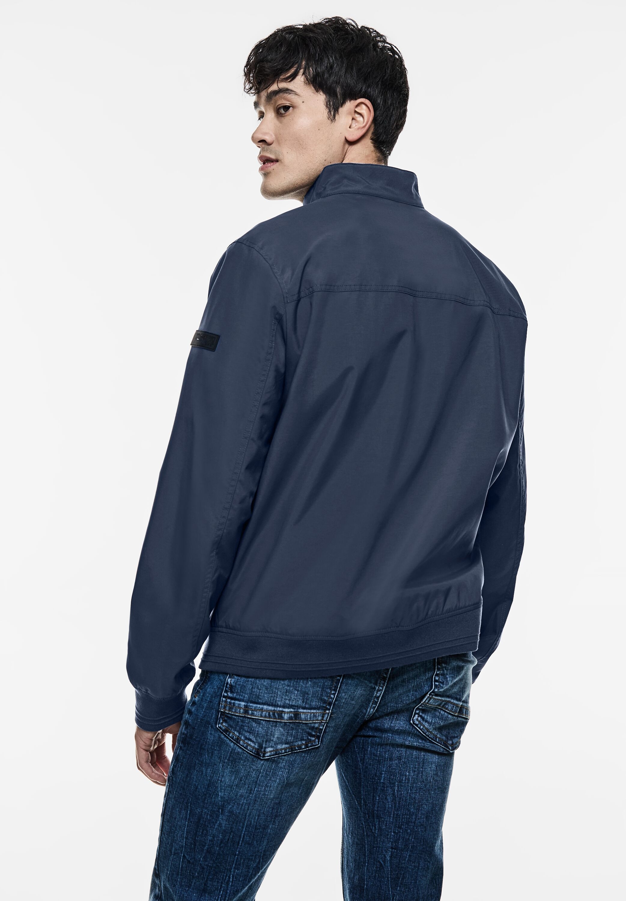 STREET ONE MEN Blouson, ohne Kapuze, in Unifarbe günstig online kaufen