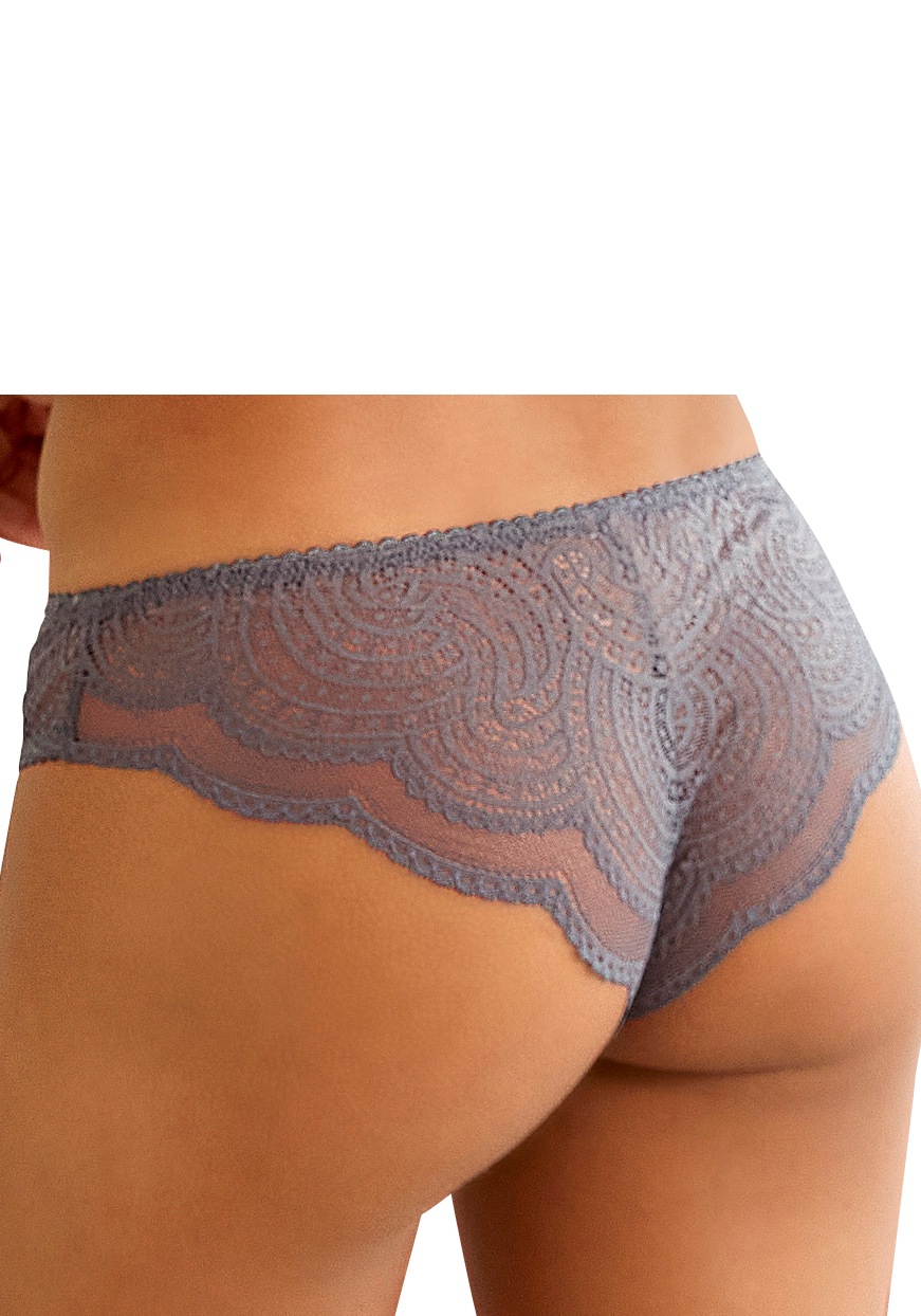 LASCANA Brasilslip Packung, 2 Stk. tlg., mit zarter Spitze günstig online kaufen