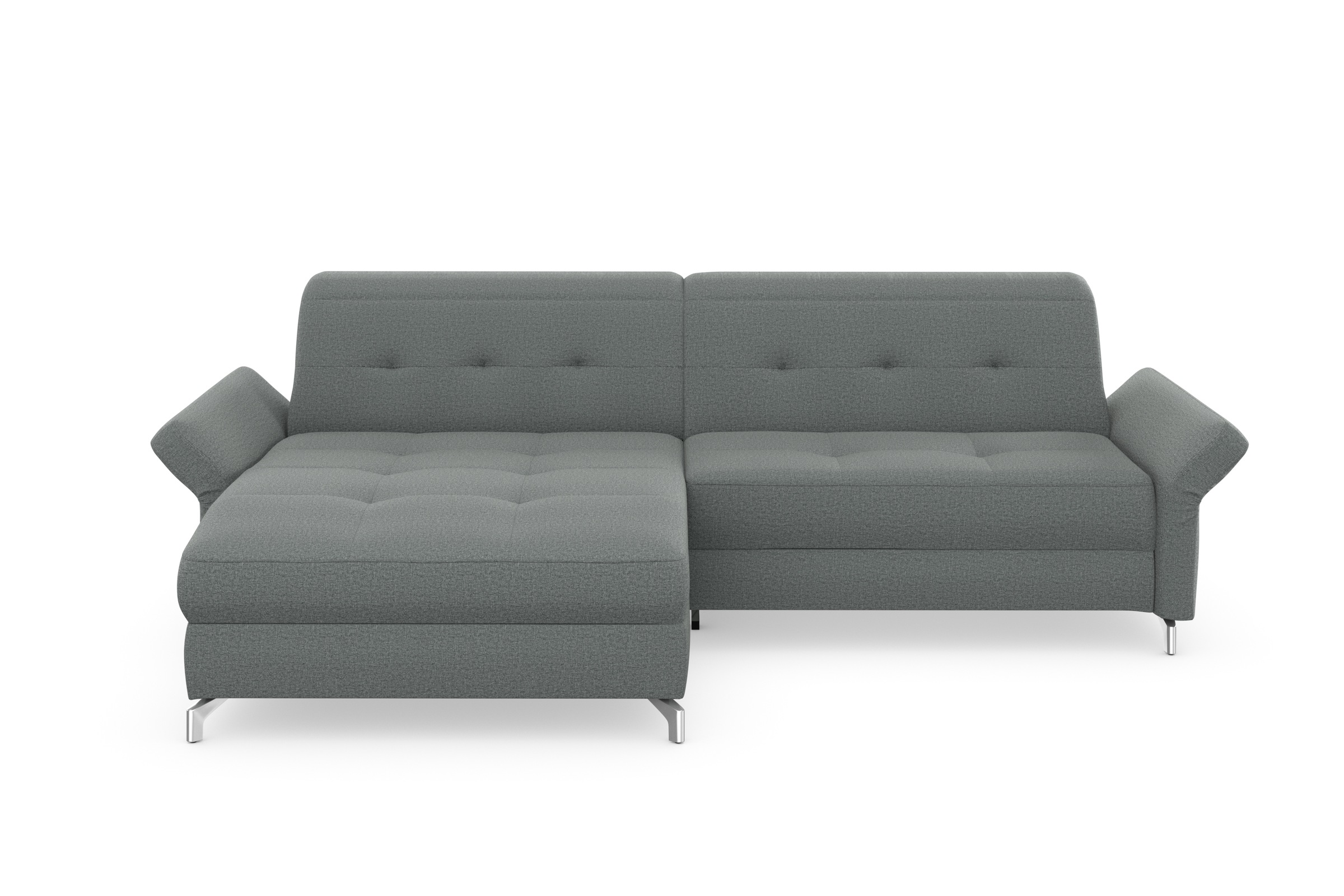 Home affaire Ecksofa "Maredo L-Form" Federkern, wahlweise auch mit Kopfteil günstig online kaufen