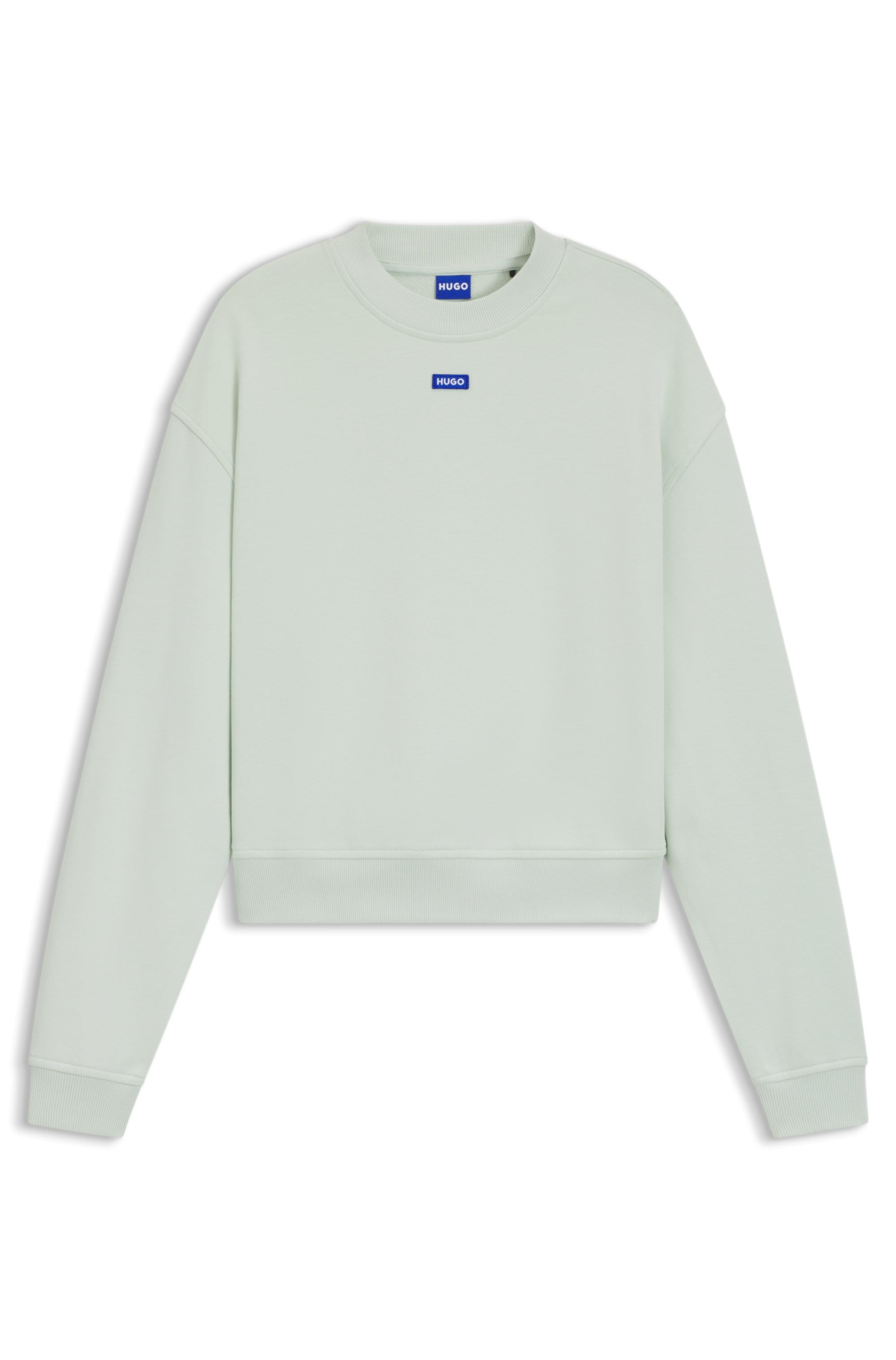 HUGO Blue Sweatshirt "Delessa", mit Logoaufnäher günstig online kaufen