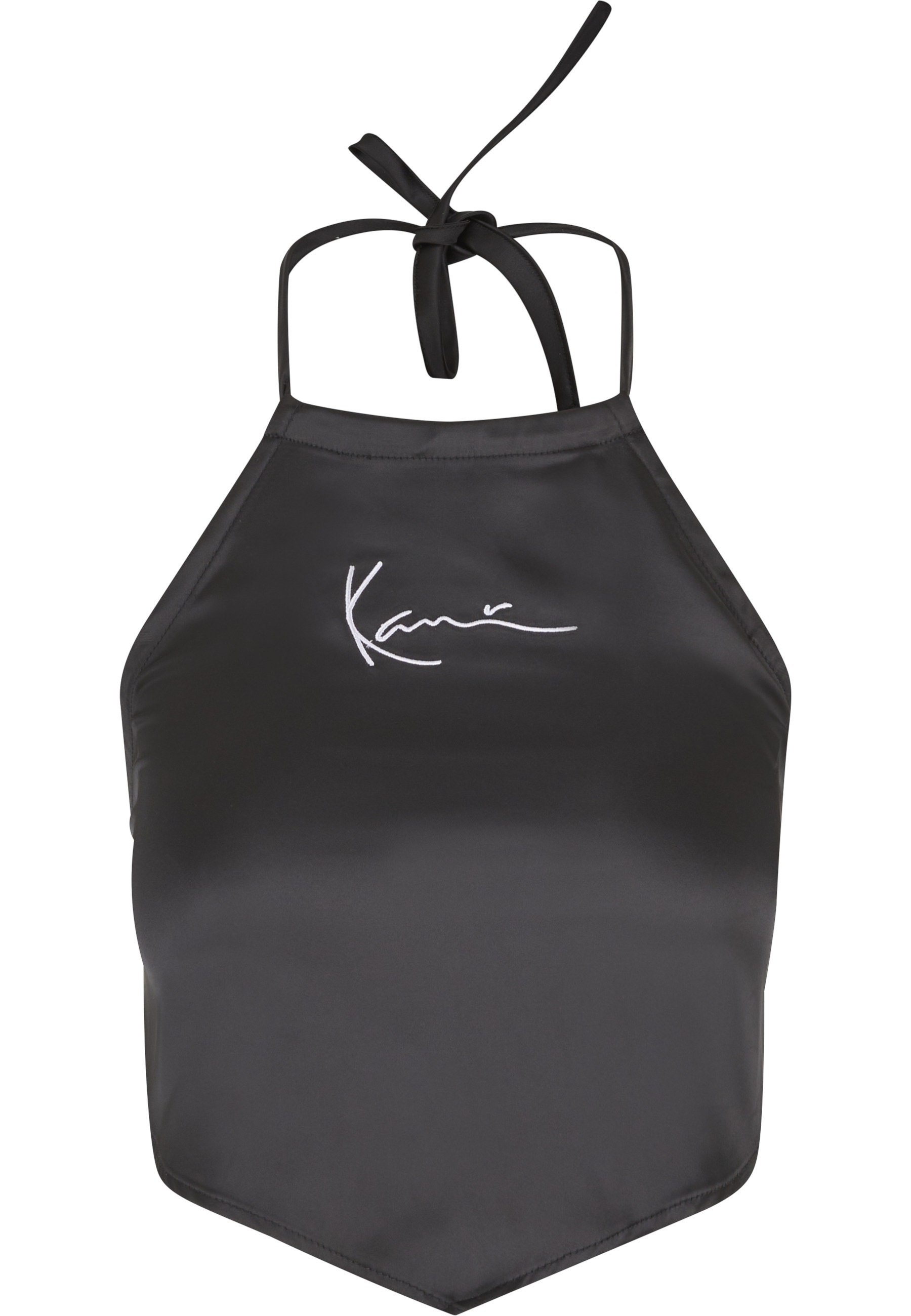 Karl Kani Muskelshirt "Karl Kani Damen KW222-035-2 KK Small Signature Satin Top" 1 Stk.