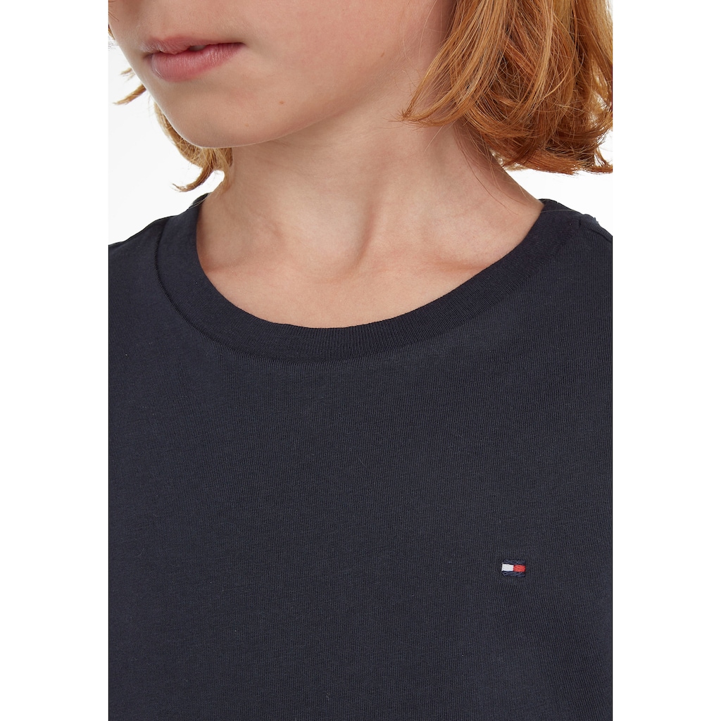 Tommy Hilfiger T-Shirt »BOYS BASIC CN KNIT«