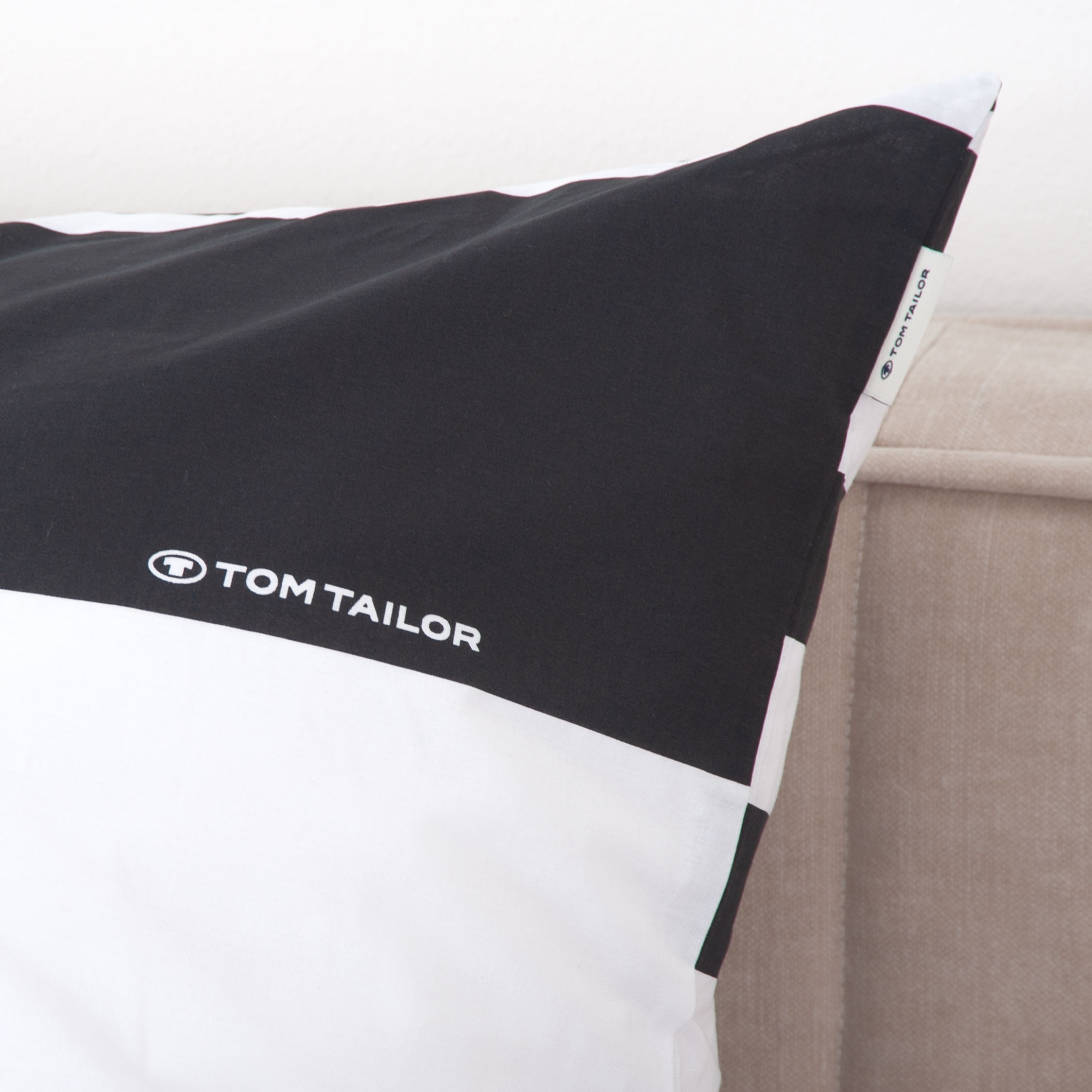 TOM TAILOR HOME Wendebettwäsche »Siena in Gr. 135x200, 155x220, 200x200, 200x220 cm«, gestreifte Bettwäsche aus Baumwolle, Bettwäsche mit Wendeoptik