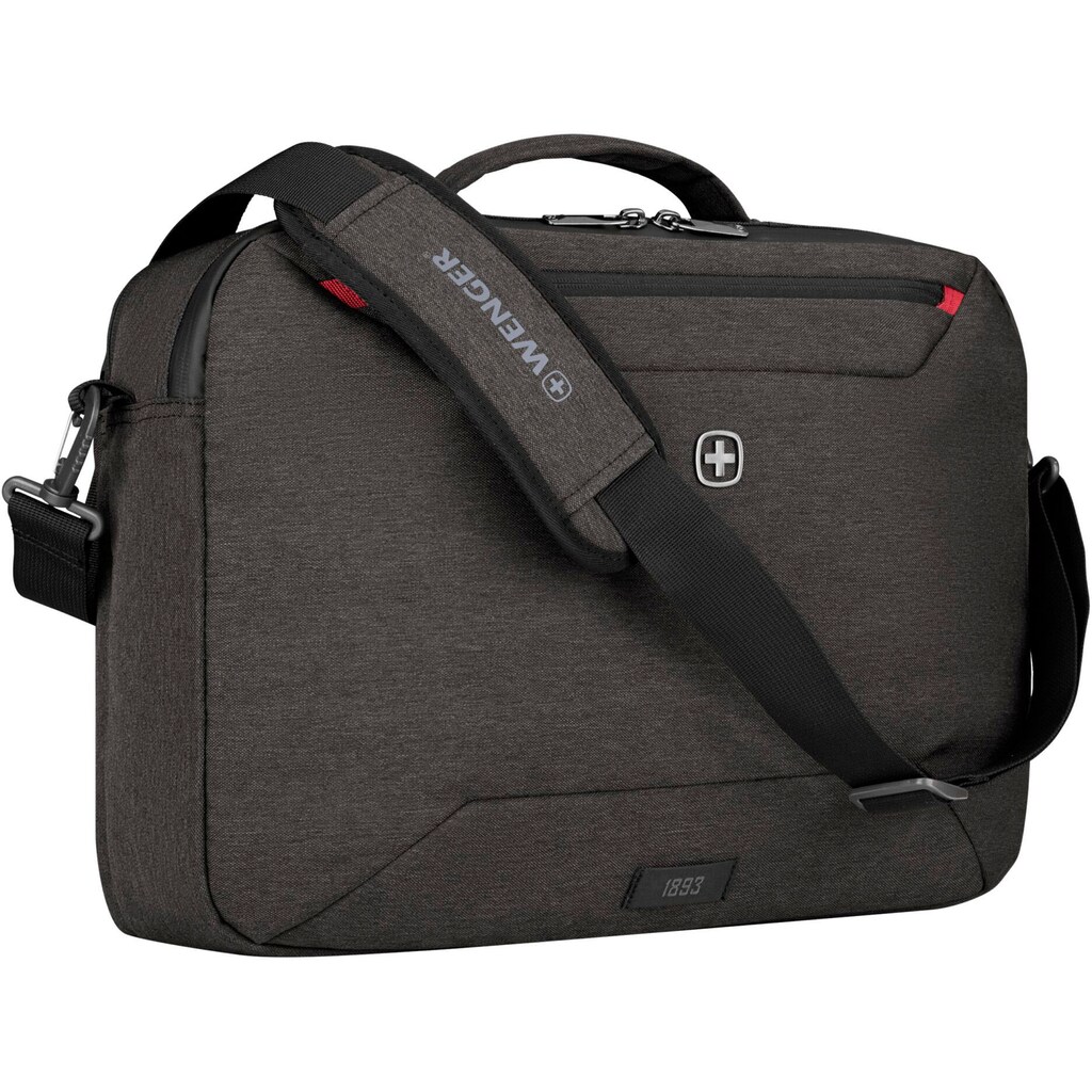 Wenger Laptoptasche »Commute, grau«, mit 16-Zoll Laptopfach, auch als Rucksack tragbar
