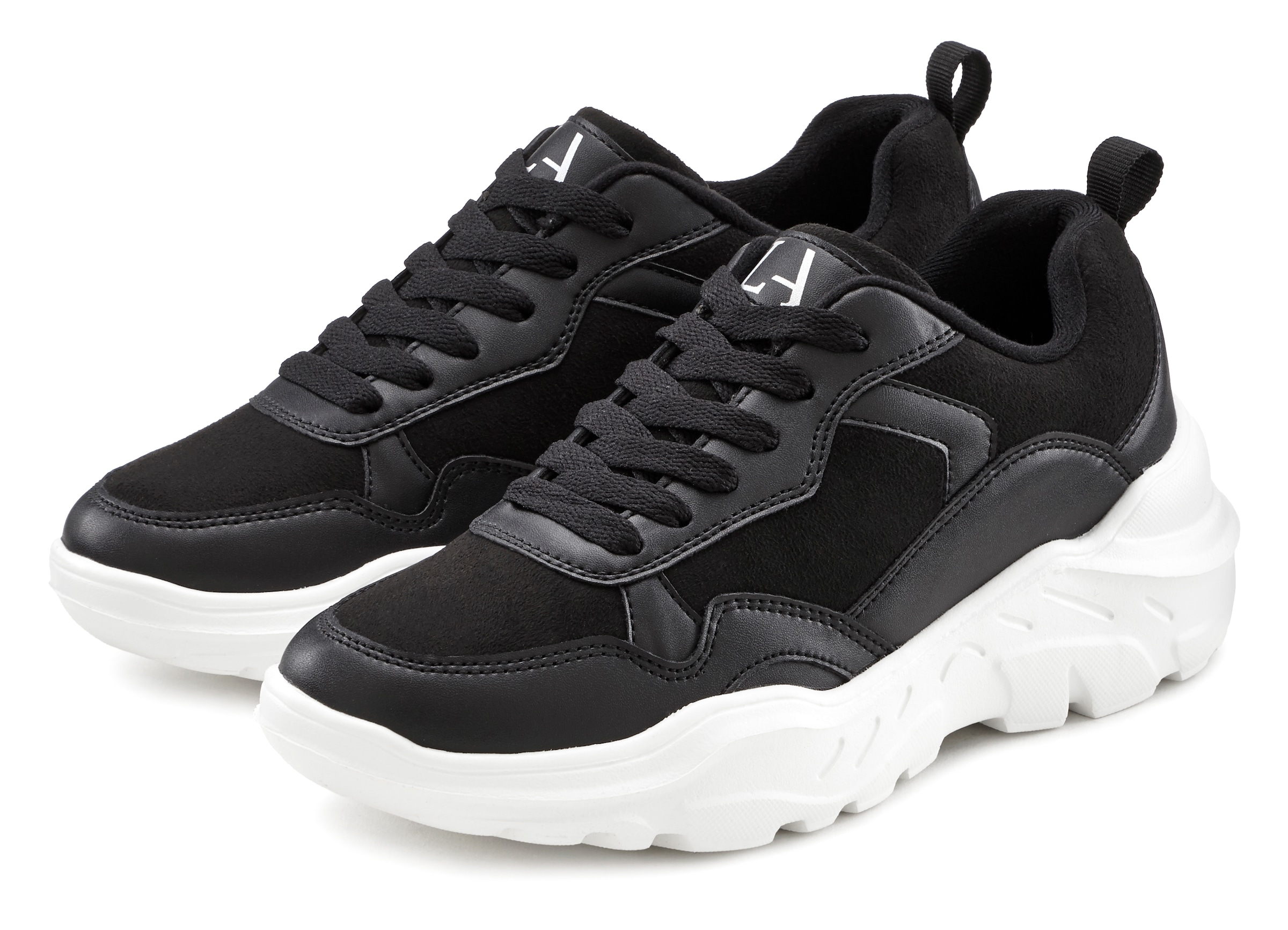 LASCANA Sneaker, mit ultraleichter Chunky Sohle und weicher Innensohle günstig online kaufen