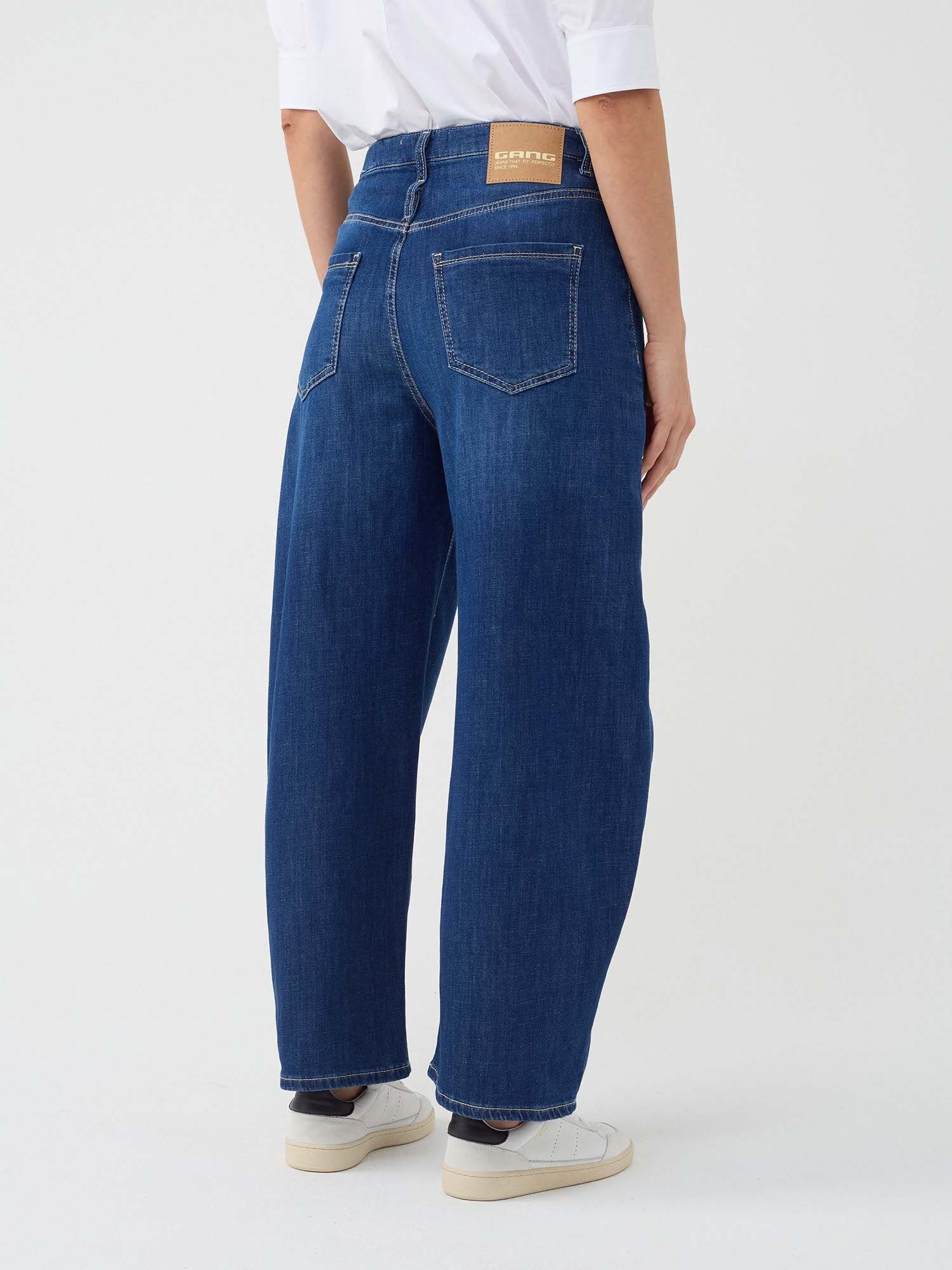 GANG Tapered-fit-Jeans »94ODINA« mit Abnäher vom Knie bis zum Saum