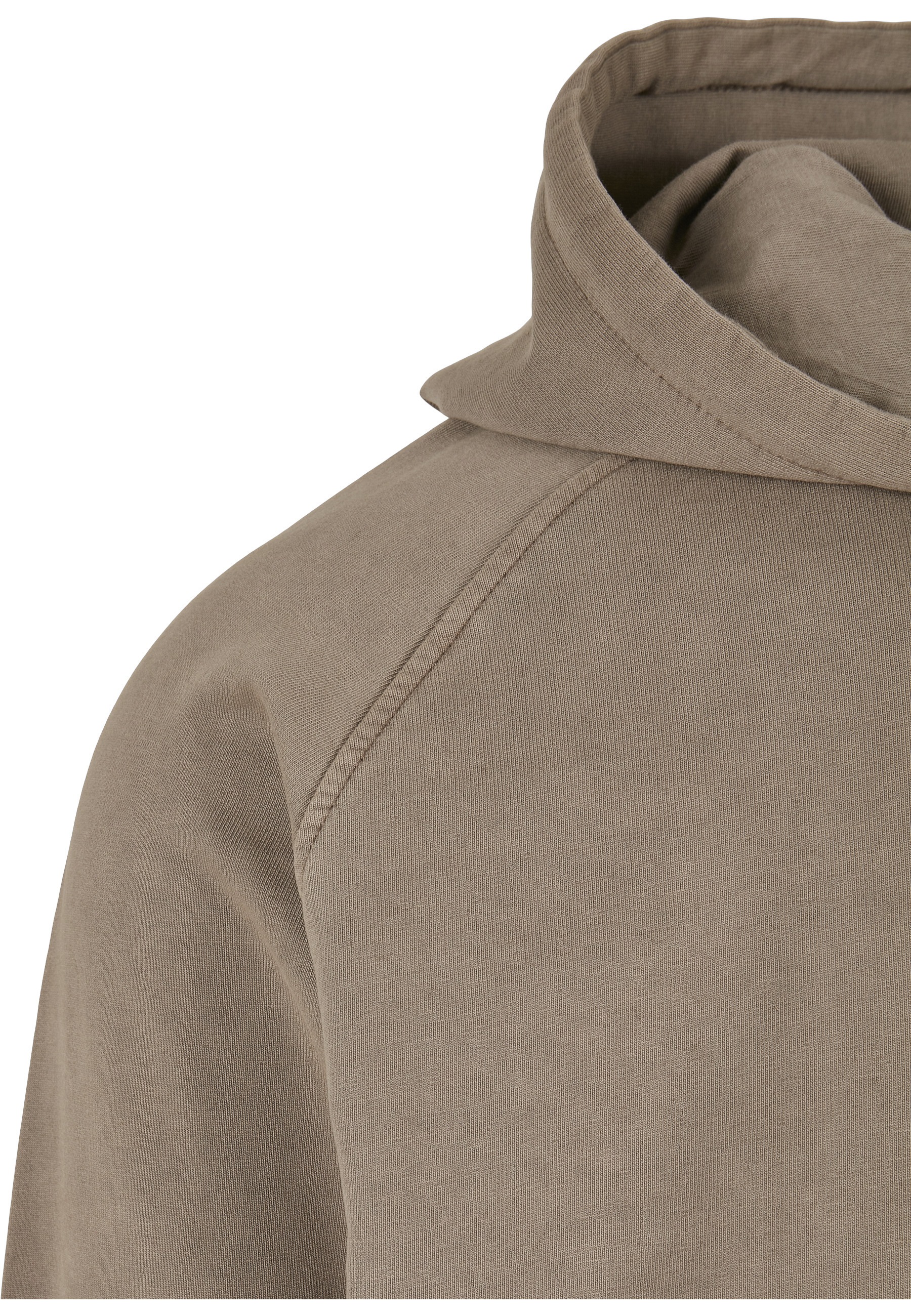 URBAN CLASSICS Rundhalspullover »Urban Classics Herren Overdyed Hoody« 1 Stk.