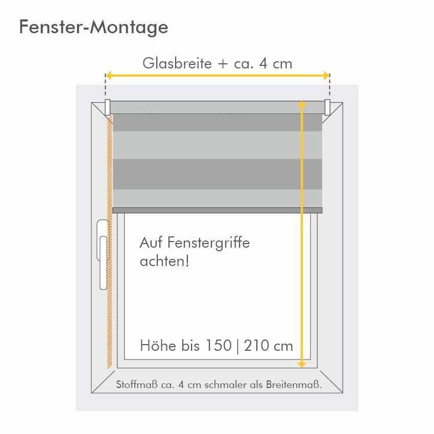 Good Life Doppelrollo »MELIA«, Lichtschutz, ohne Bohren