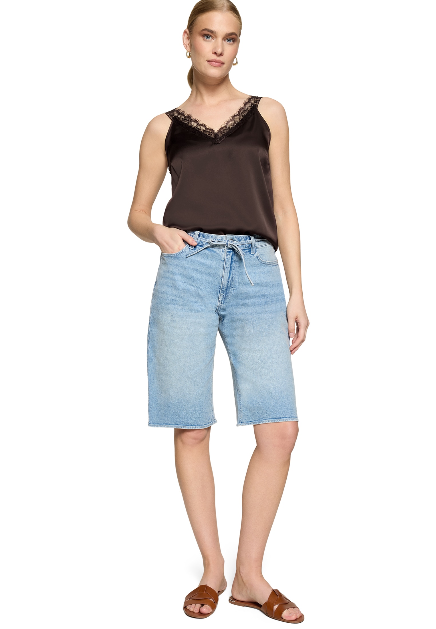Zero Shorts »Damen mit Bindegürtel«  Gürtel