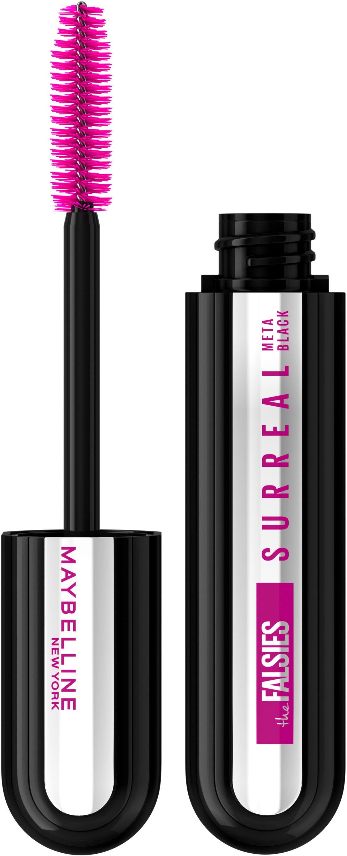 MAYBELLINE NEW YORK Mascara »Maybelline New York Falsies Surreal Mascara Meta Black«, mit innovativer Helix-Bürste