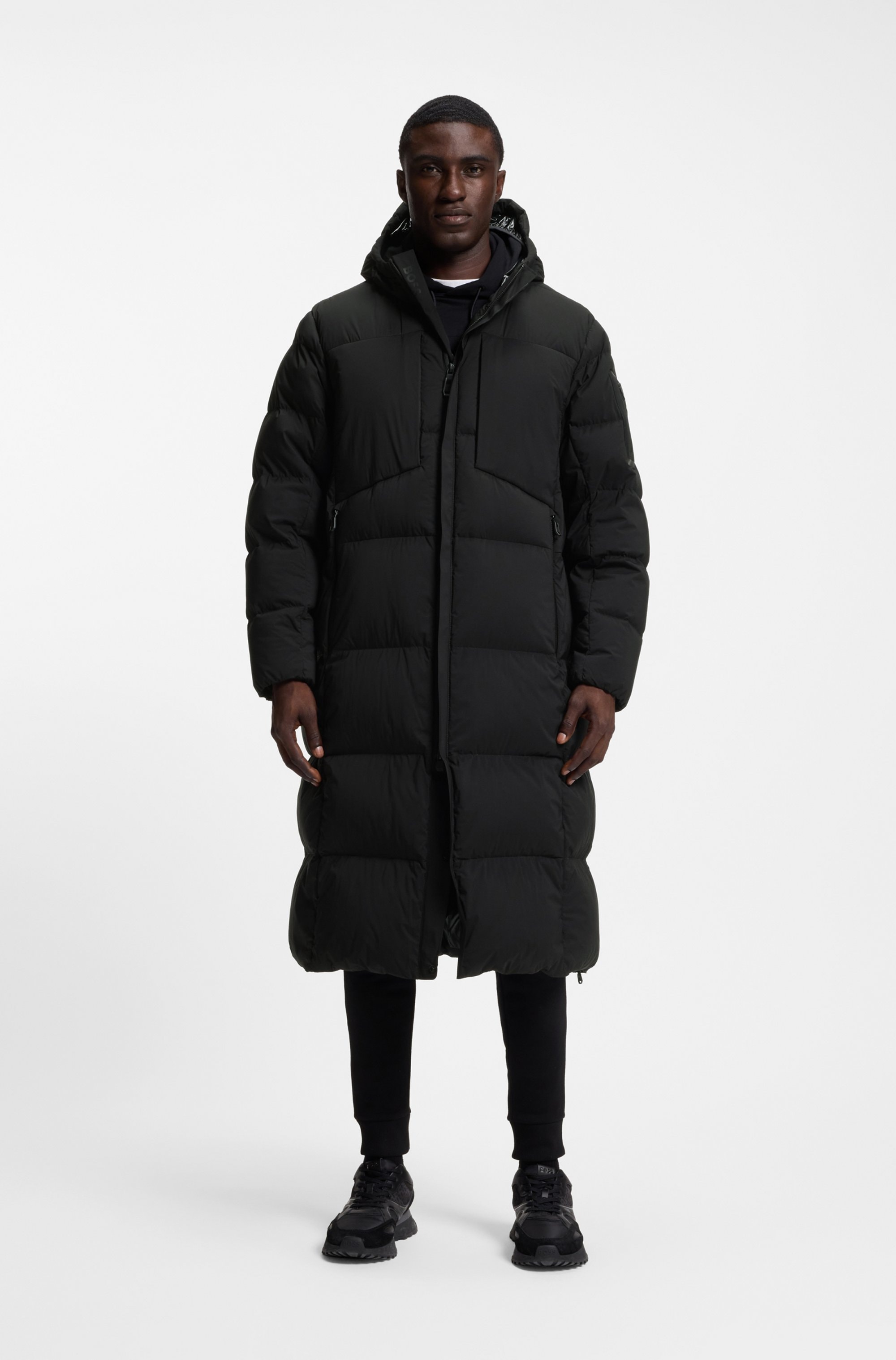 BOSS GREEN Steppmantel »OW Riplite Coat HD« 2-Wege-Zipper, Regular Fit, 4-Wege-Stretch-Qualität
