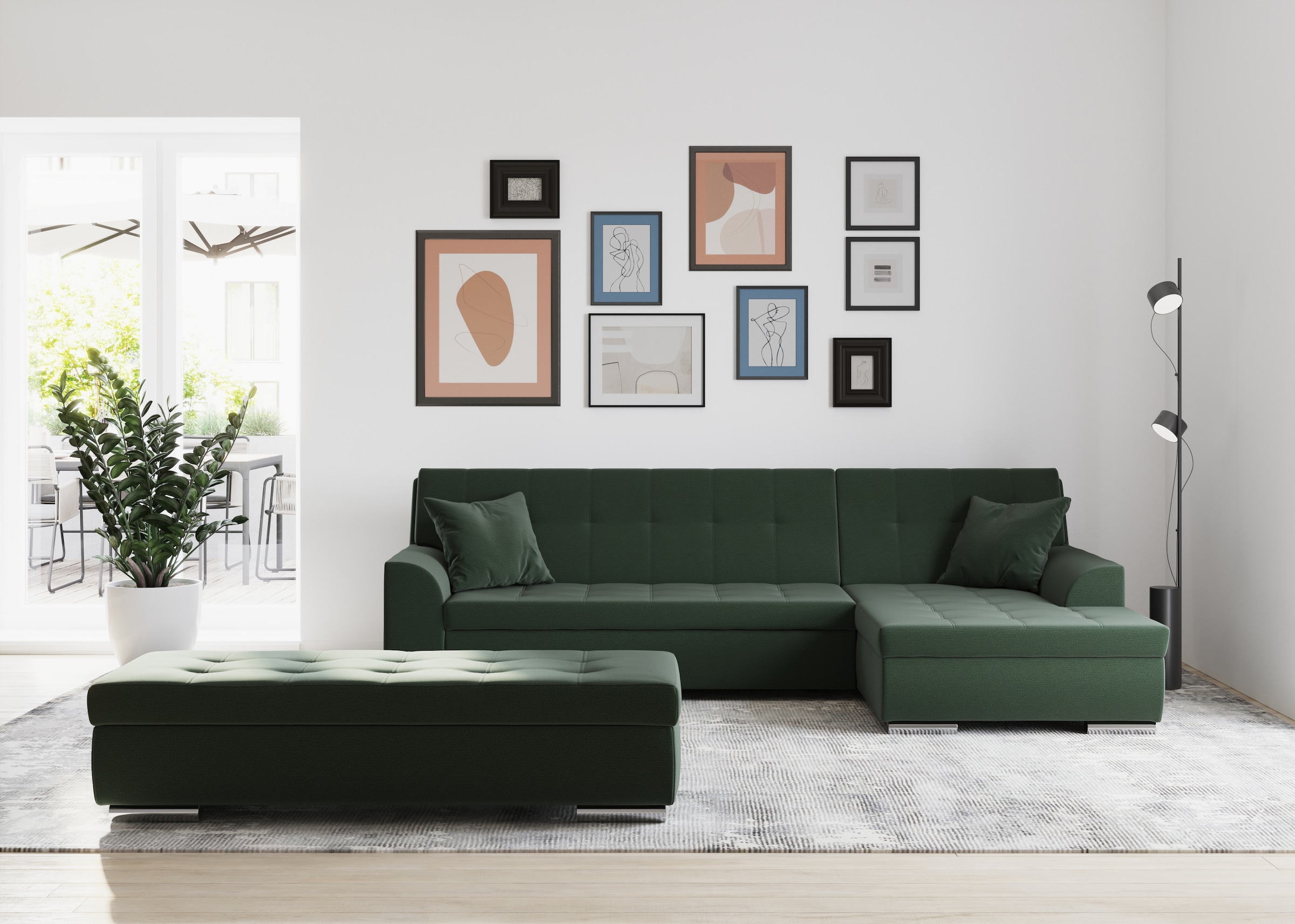 | BAUR mit collection Bettfunktion kaufen online Ecksofa DOMO