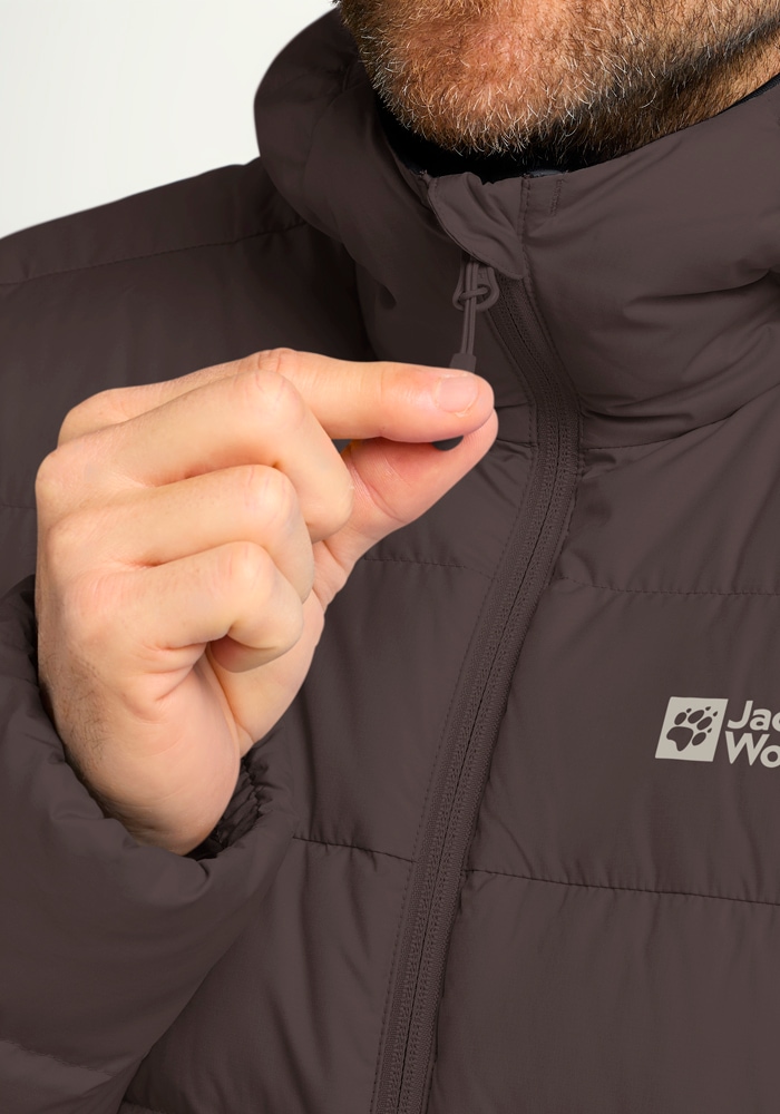 Jack Wolfskin Daunenjacke »ATHER DOWN HOODY M RDS«, mit Kapuze