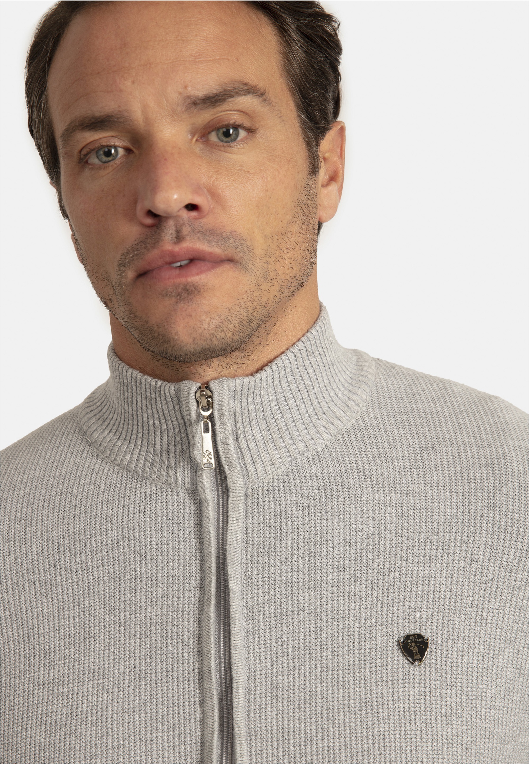 SIR RAYMOND TAILOR Strickjacke »Sydney«, mit kleinem Stehkragen