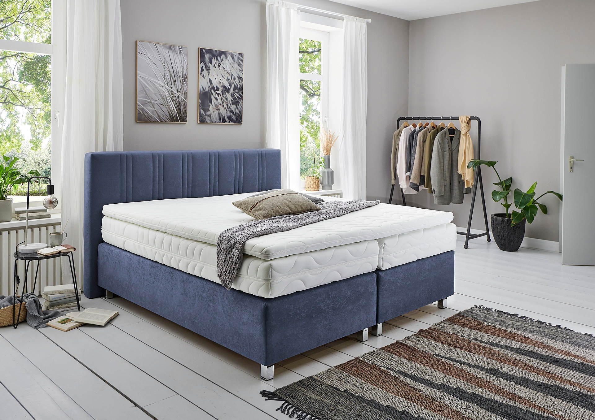Westfalia Schlafkomfort Boxspringbett, wahlweise mit Bettkasten und Topper