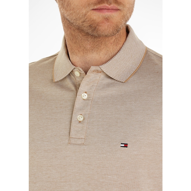 Tommy Hilfiger Poloshirt »OXFORD LOGO COLLAR REG POLO«, mit Hilfiger  Prägung auf den Knöpfen ▷ für | BAUR