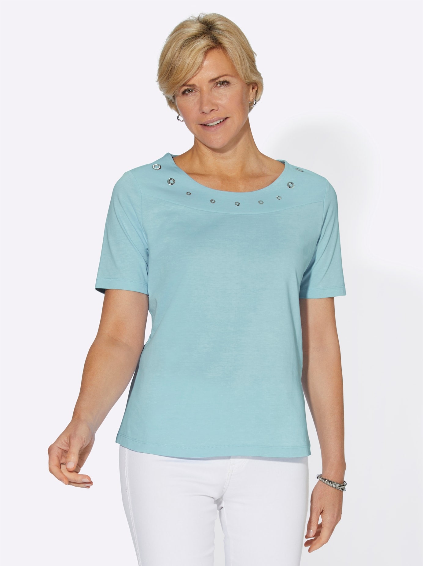 Casual Looks Kurzarmshirt "Shirt" 1 Stk. tlg. günstig online kaufen