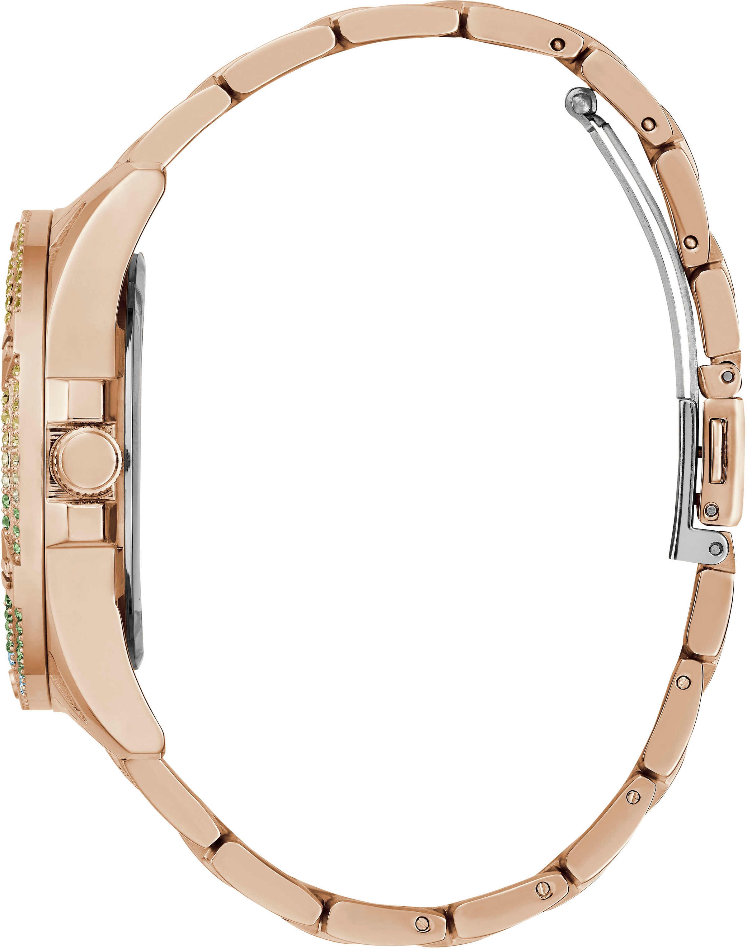 Guess Multifunktionsuhr »QUEEN«, Armbanduhr, Quarzuhr, Damenuhr