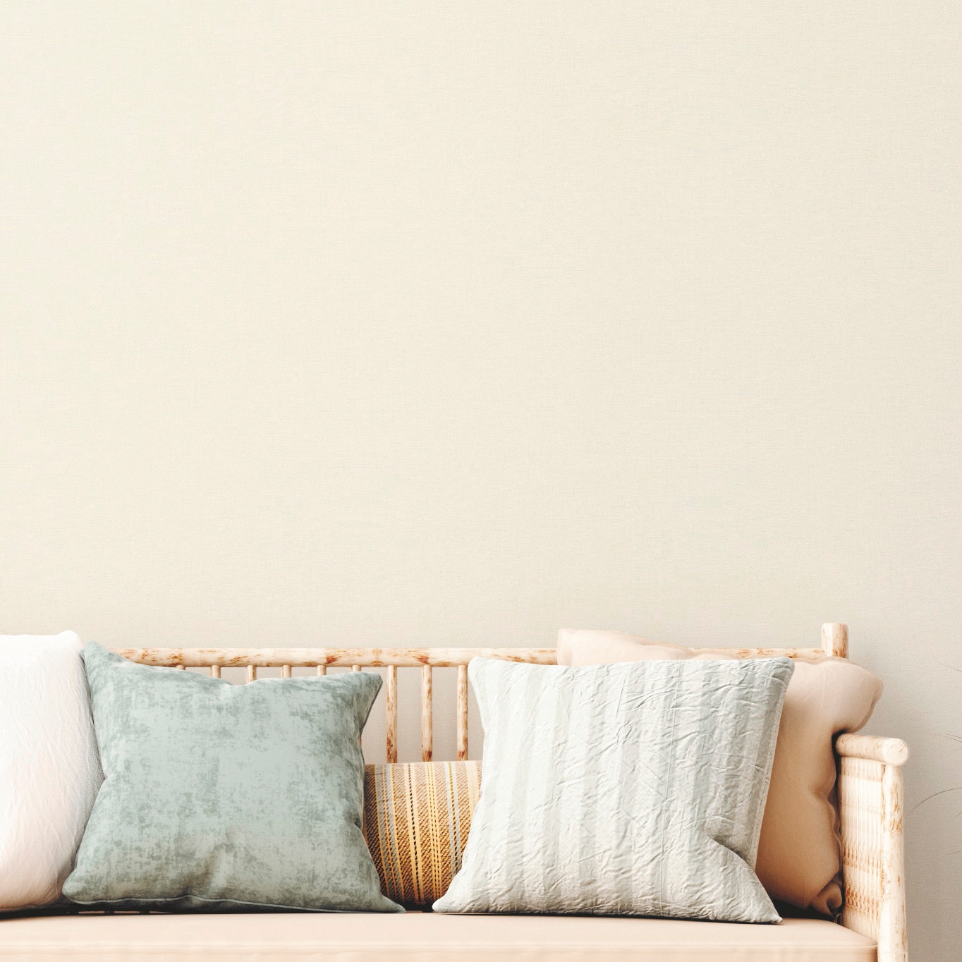 A.S. Création Vliestapete »Natural Living Leinwandoptik«, matt-gemustert-neutral, Tapete PVC-Frei ressourcenschonend skandinavisch Tapeten Flur