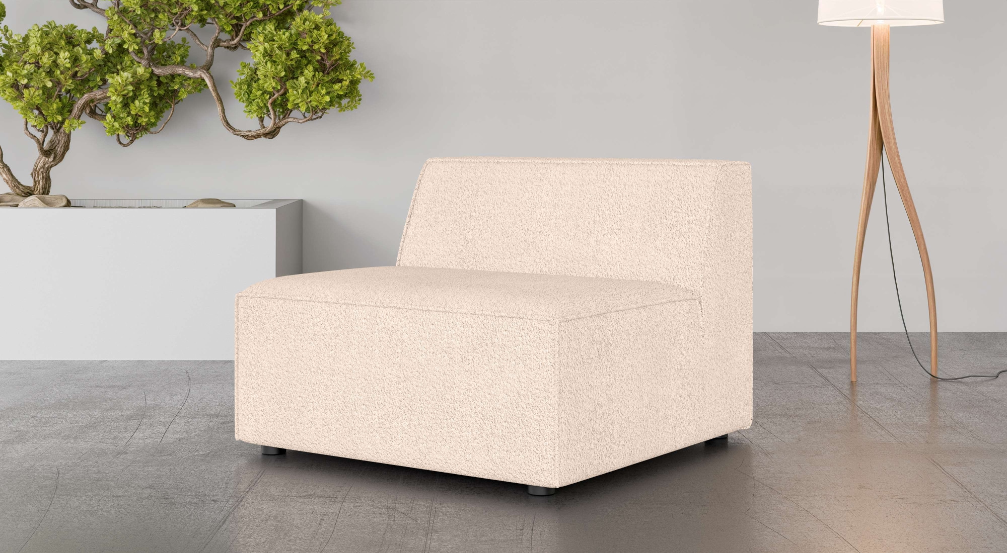INOSIGN Sessel "Bequemer Sessel Cavan, Maße B/T/H: 90/90/72 cm", ohne Armle günstig online kaufen