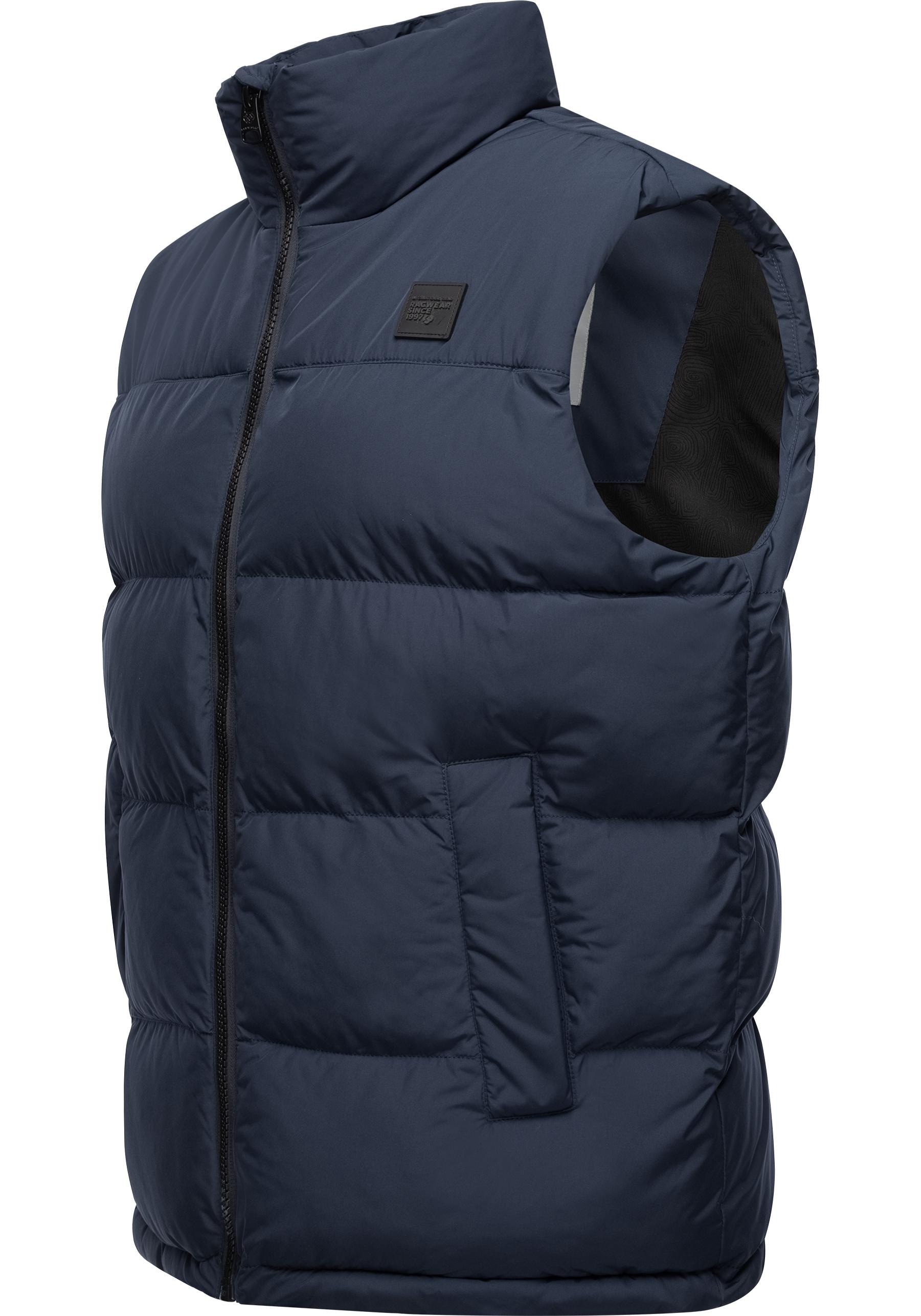 Ragwear Steppweste »Savan«, Wasserdichte gesteppte Herren Outdoorweste