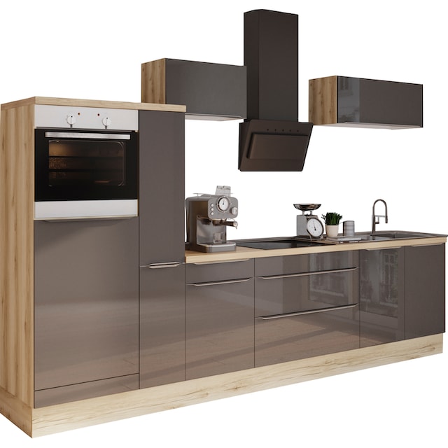 OPTIFIT Küchenzeile »Aken«, mit E-Geräten, Breite 330 cm bestellen | BAUR