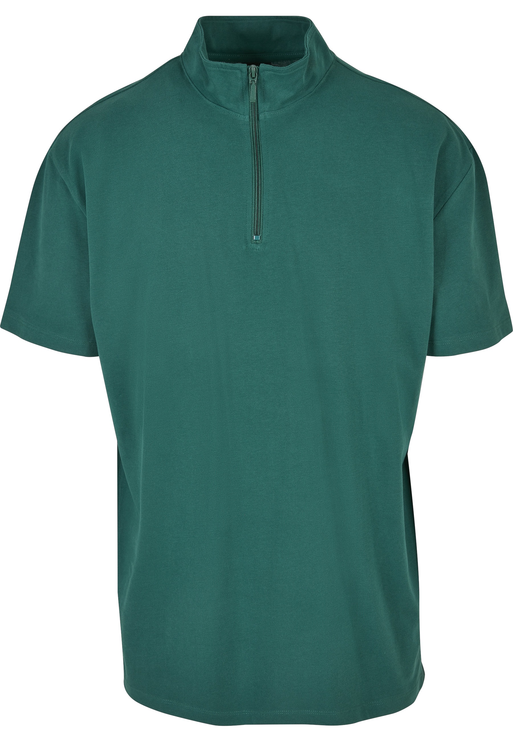 URBAN CLASSICS T-Shirt "Urban Classics Herren Boxy Zip Pique Tee" 1