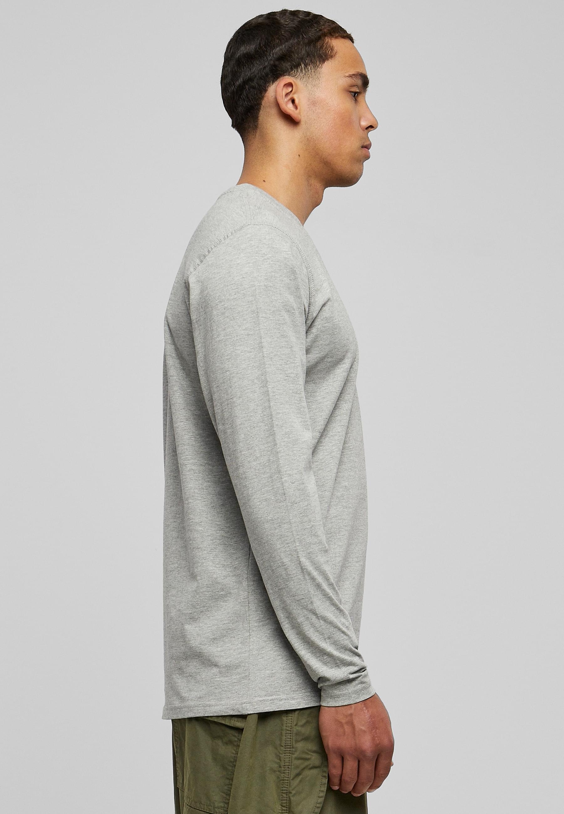URBAN CLASSICS T-Shirt »Urban Classics Herren Basic Henley L/S Tee«, (1 tlg.)