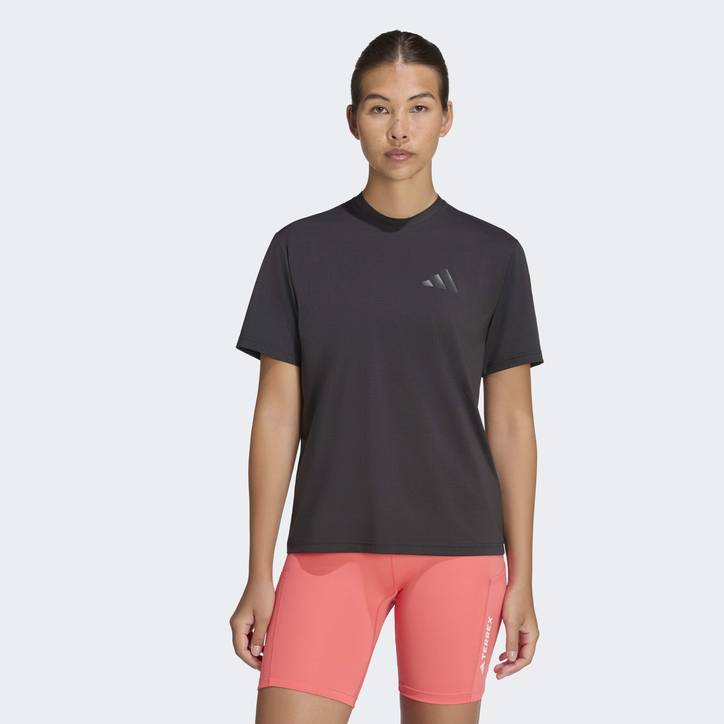 adidas TERREX Funktionsshirt "MULTI CLIMACOOL LOGO TECH" für Sportmode und Outdoormode, mit Rundhalsausschnitt, Kurzarm