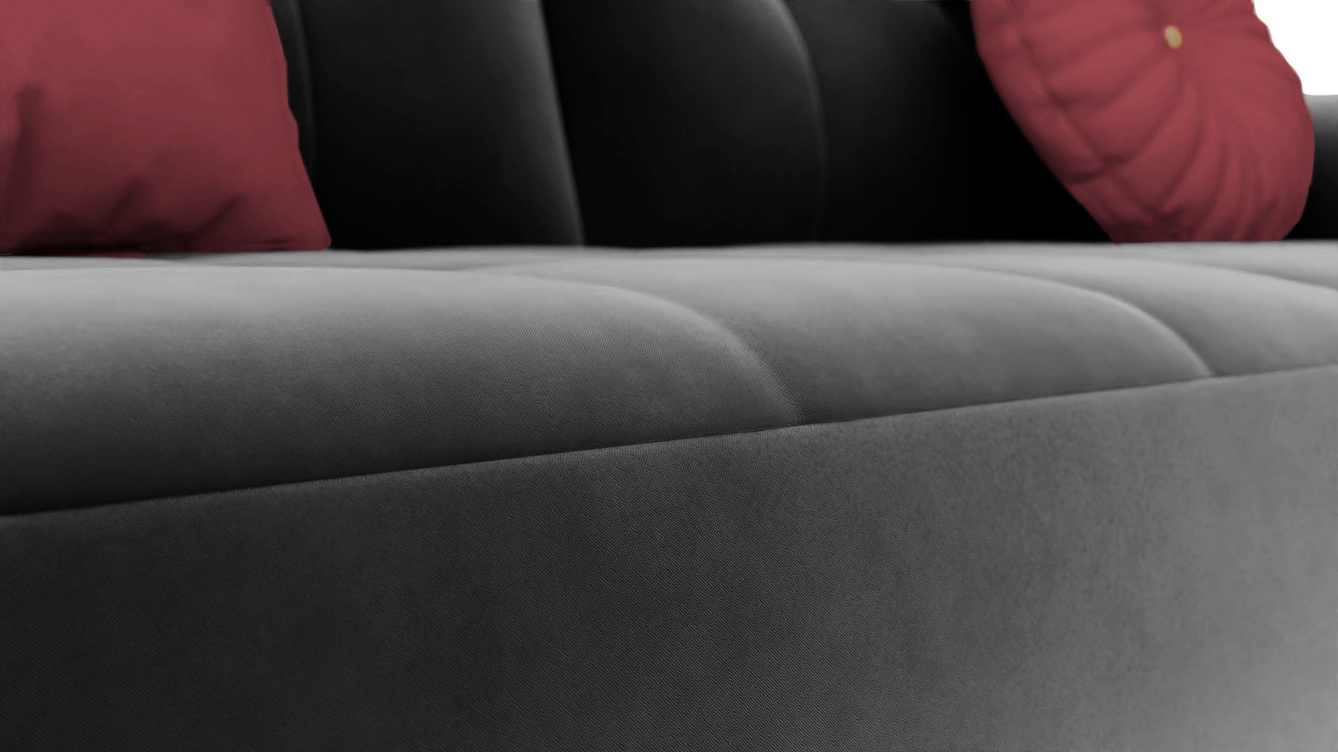 sit&more Ecksofa »Orient 1 L-Form«, inkl. 4 Zierkissen mit Strass-Stein, goldfarbene Metallfüße
