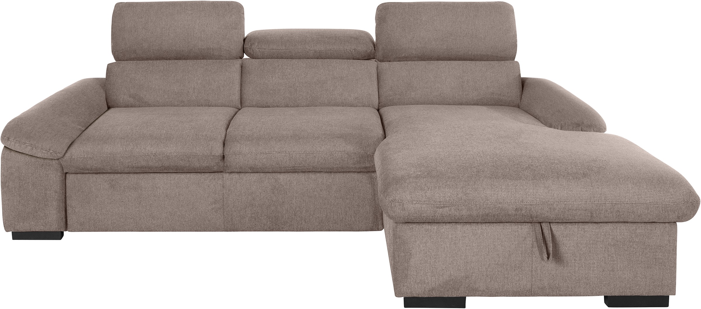 COTTA Ecksofa "Lola L-Form mit Kopfteilfunktion & Hocker", (Set, mit Hocker günstig online kaufen