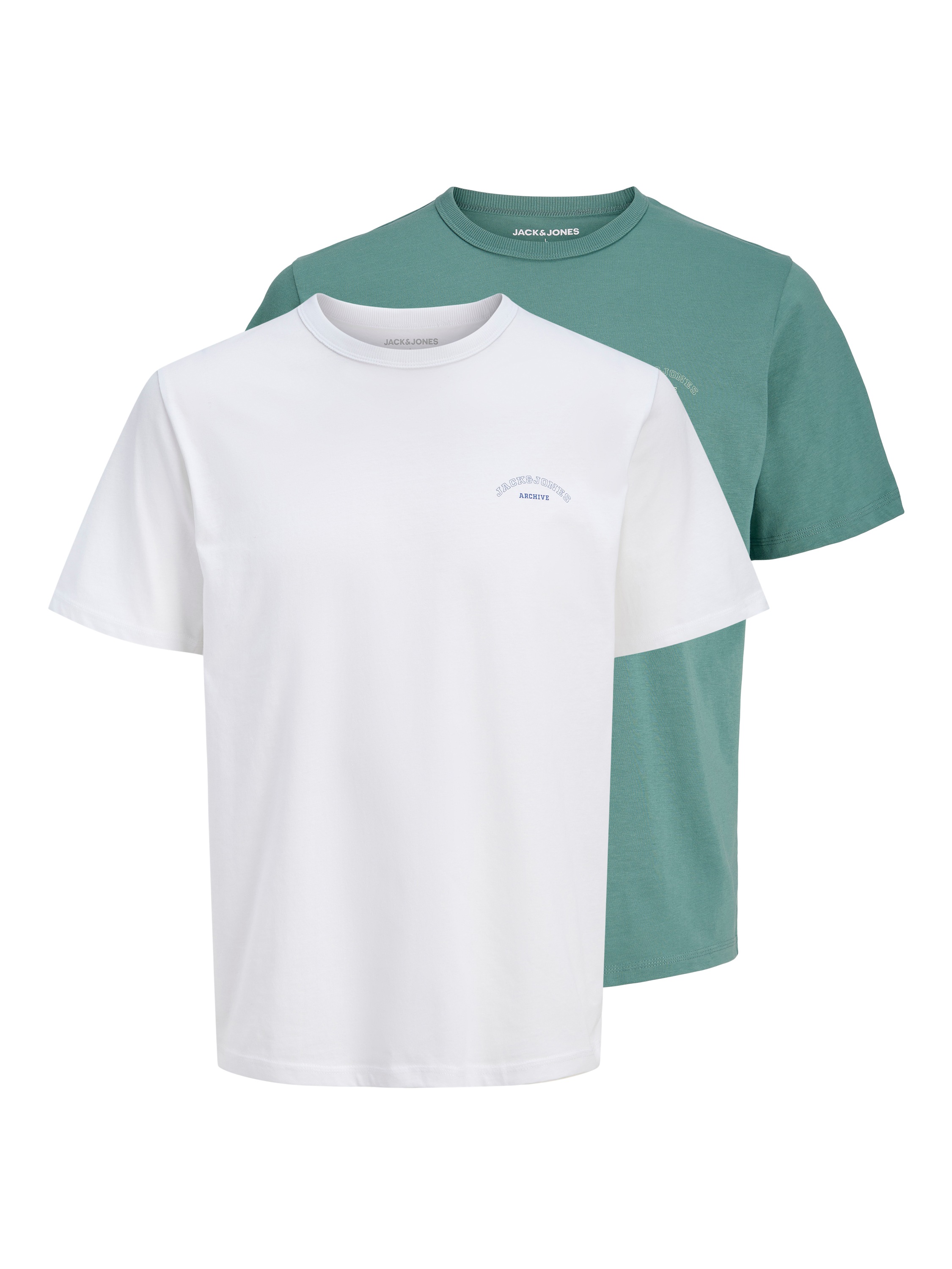 Jack & Jones Junior T-Shirt »JJCOLLEGE LOGO TEE SS CN 2PK MP JNR« Packung, 2