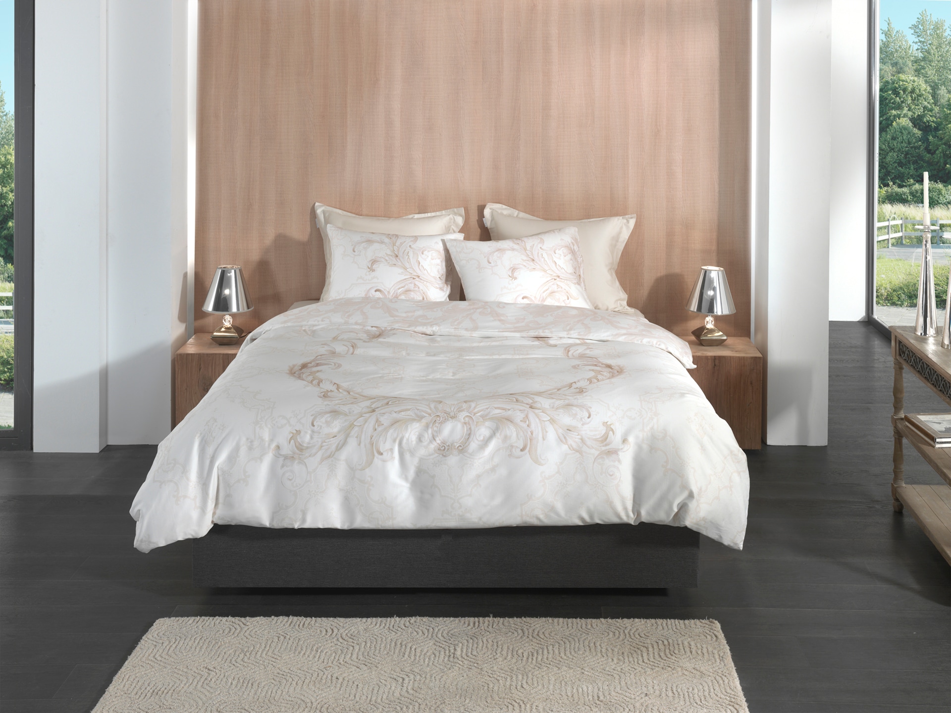 Heckett & Lane Bettwäsche »Heckettlane Bettwäsche Lauren« 2 Bettwäsche aus 100% Baumwolle, hochwertige Mako-Satin, ab 135x200 cm.