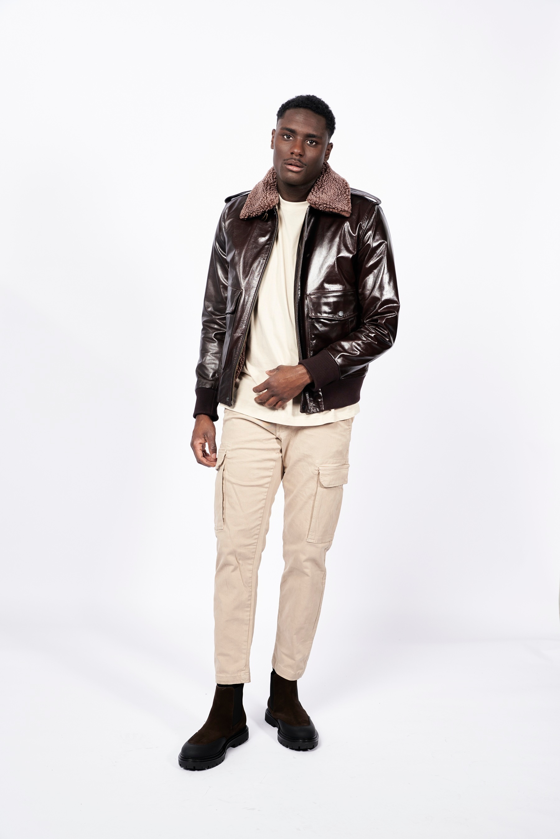 Freaky Nation Lederjacke "Mr. Gloss-FN" günstig online kaufen