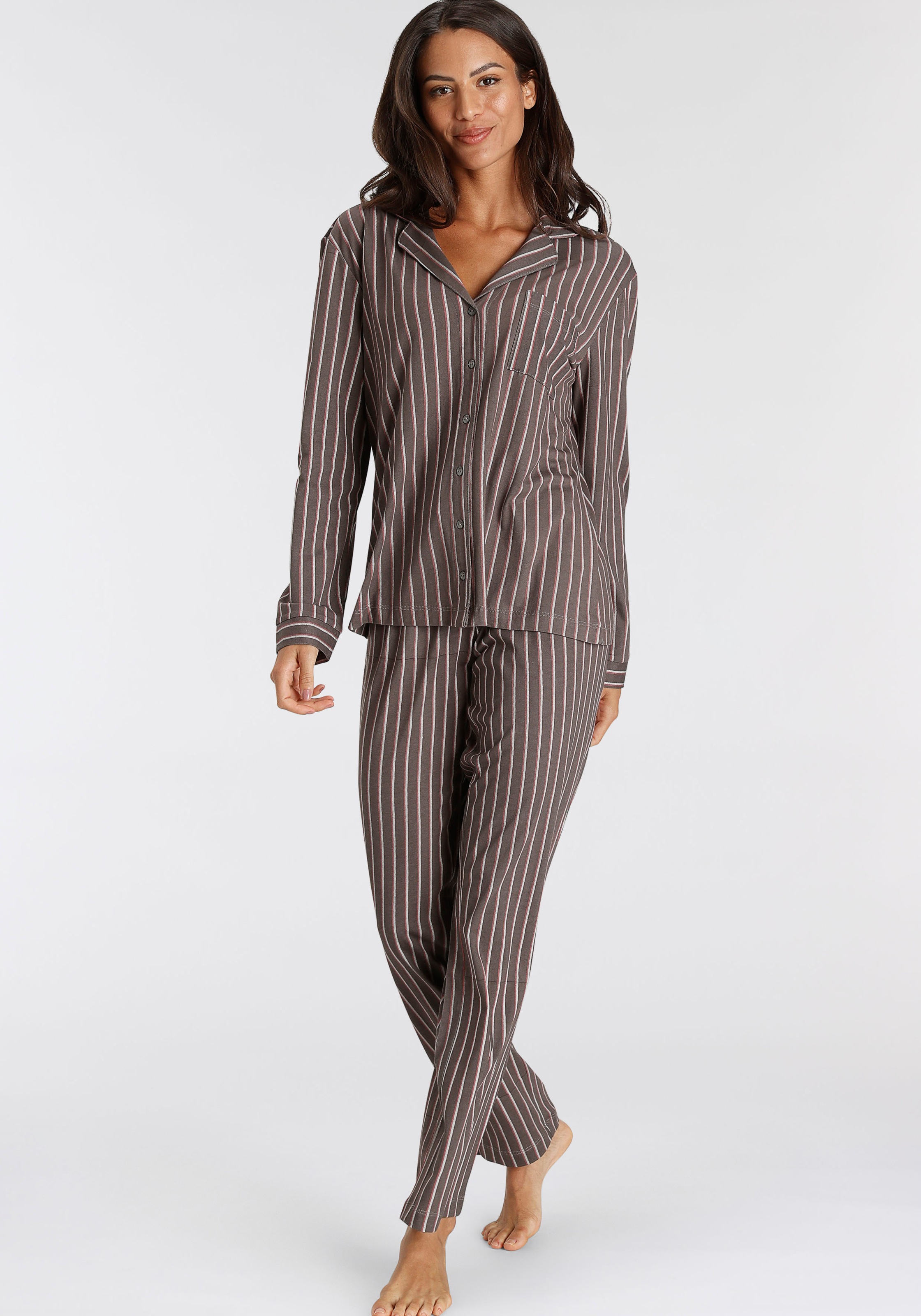 s.Oliver Pyjama, (2 tlg.), mit schönem Muster ▷ für | BAUR