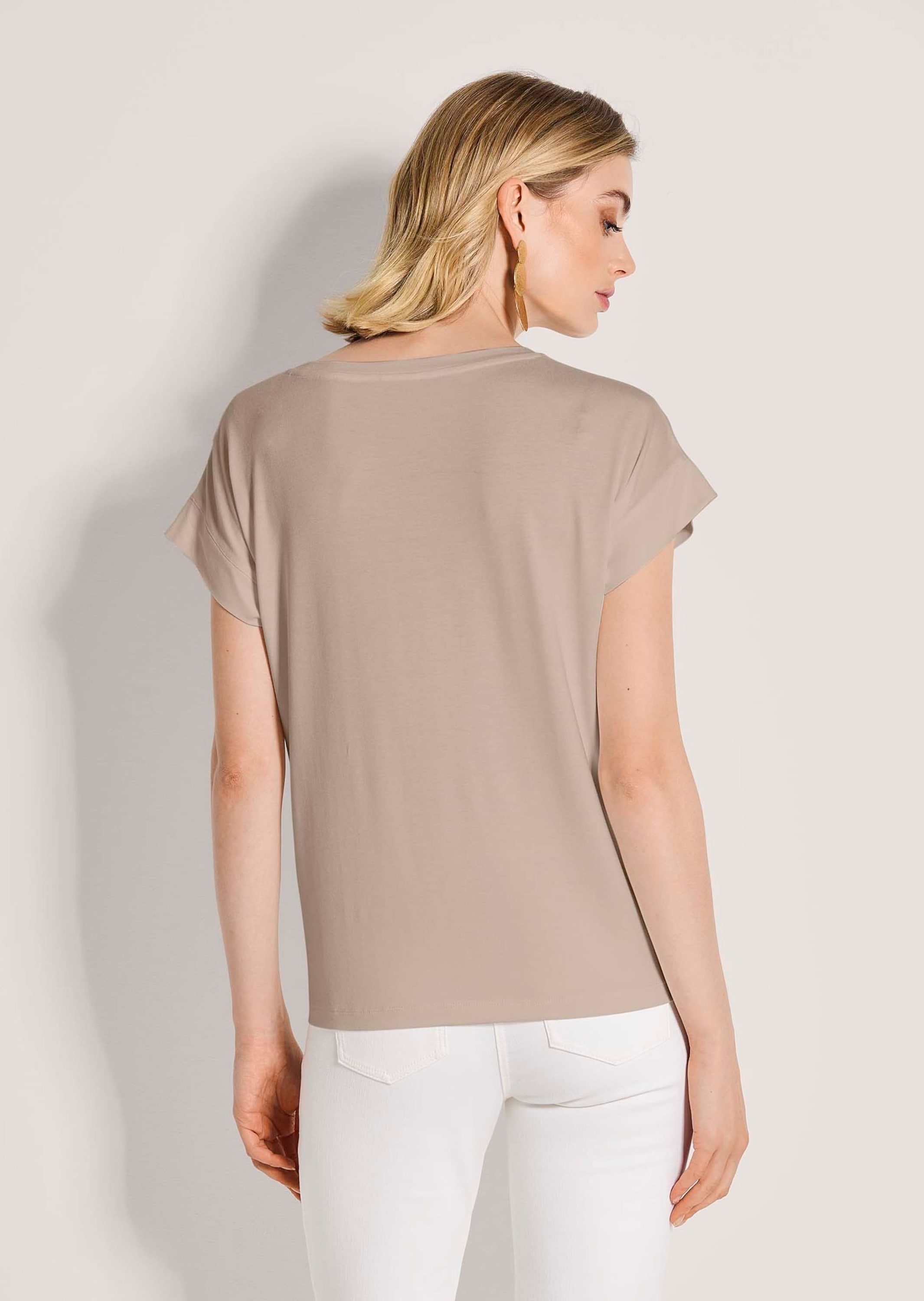 MADELEINE Kurzarmshirt »Blusenshirt Elegantes T-Shirt mit Glanzeffekten« Pailetten