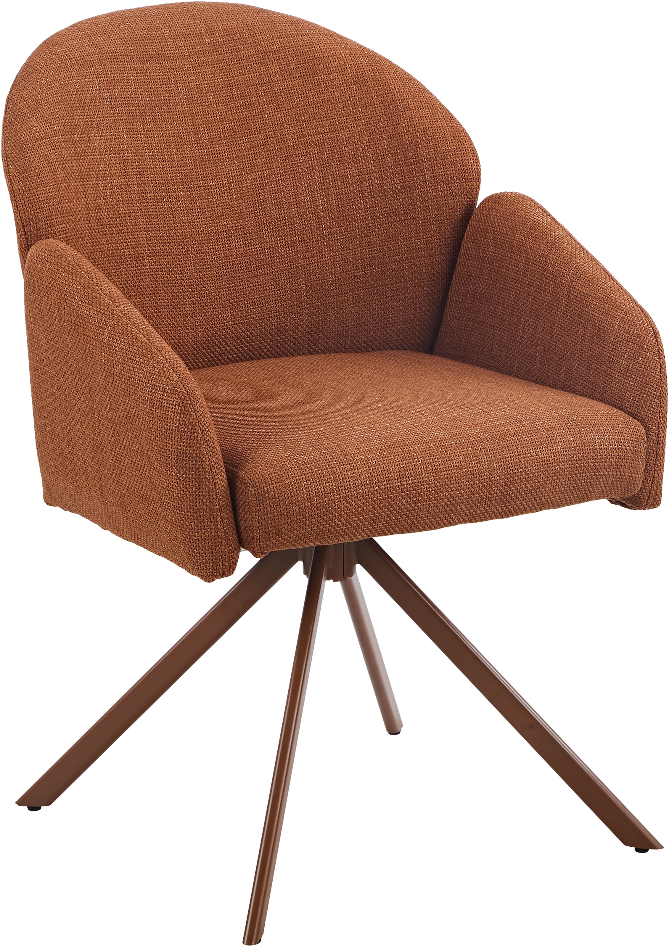 HELA Armlehnstuhl »HOLLY« (Set) 2 Stk.360° drehbar, Armlehnen, Gestell angepasst, Swing Back Komfortrücken