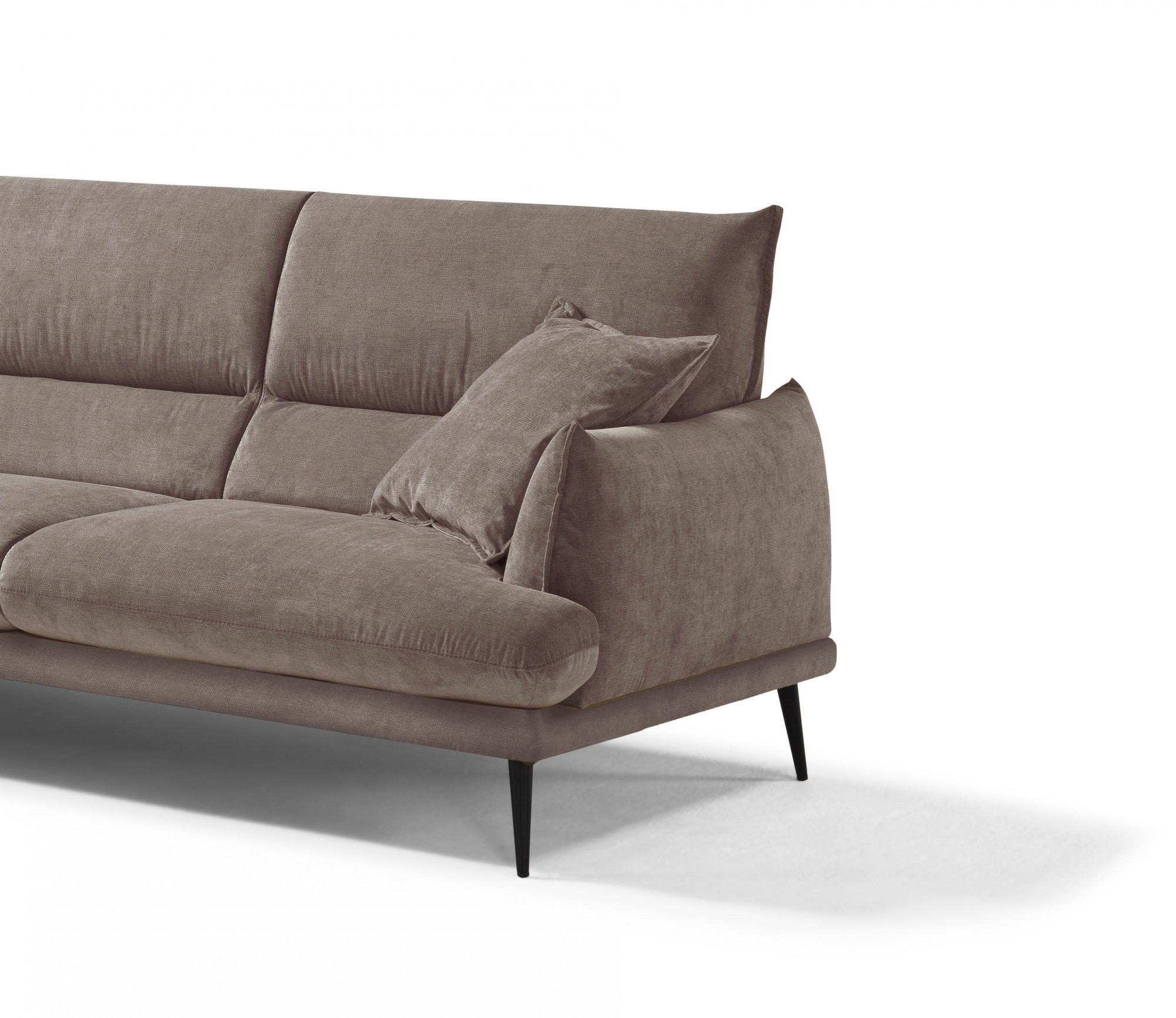 Thumbnail - Egoitaliano Ecksofa "FUNNY, hochwertiges & aktuelles Design, bequeme Rückenlehne, L-Form" hochwertiger Sitzkomfort, L-Fo...