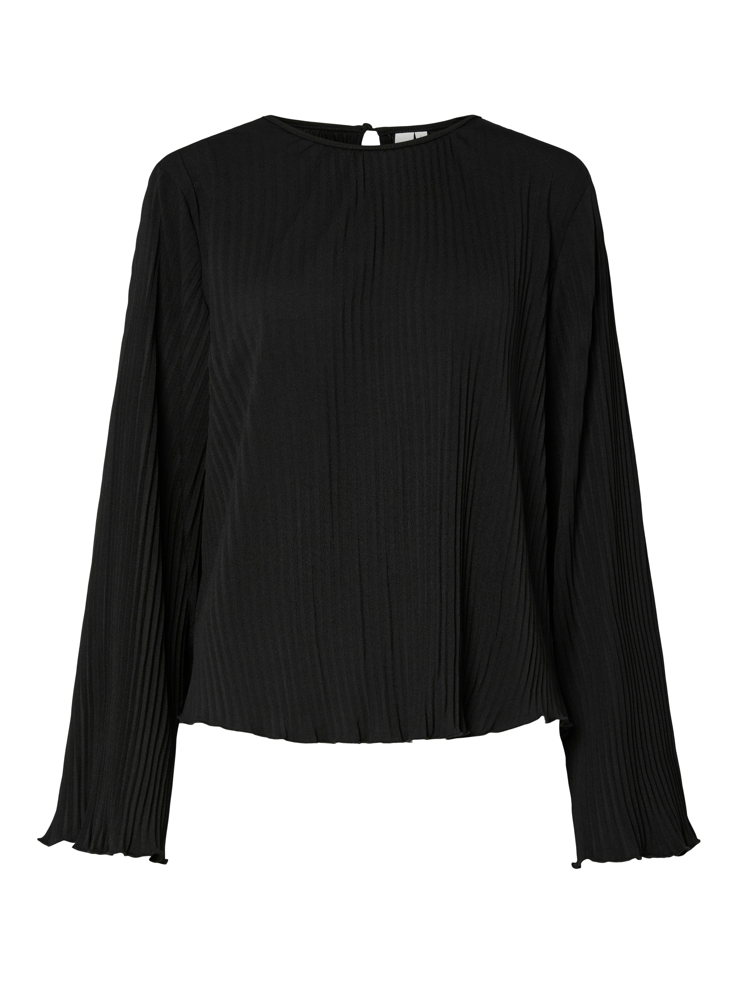 Y.A.S Plisseeshirt "YASALISA LS TOP S. NOOS" günstig online kaufen