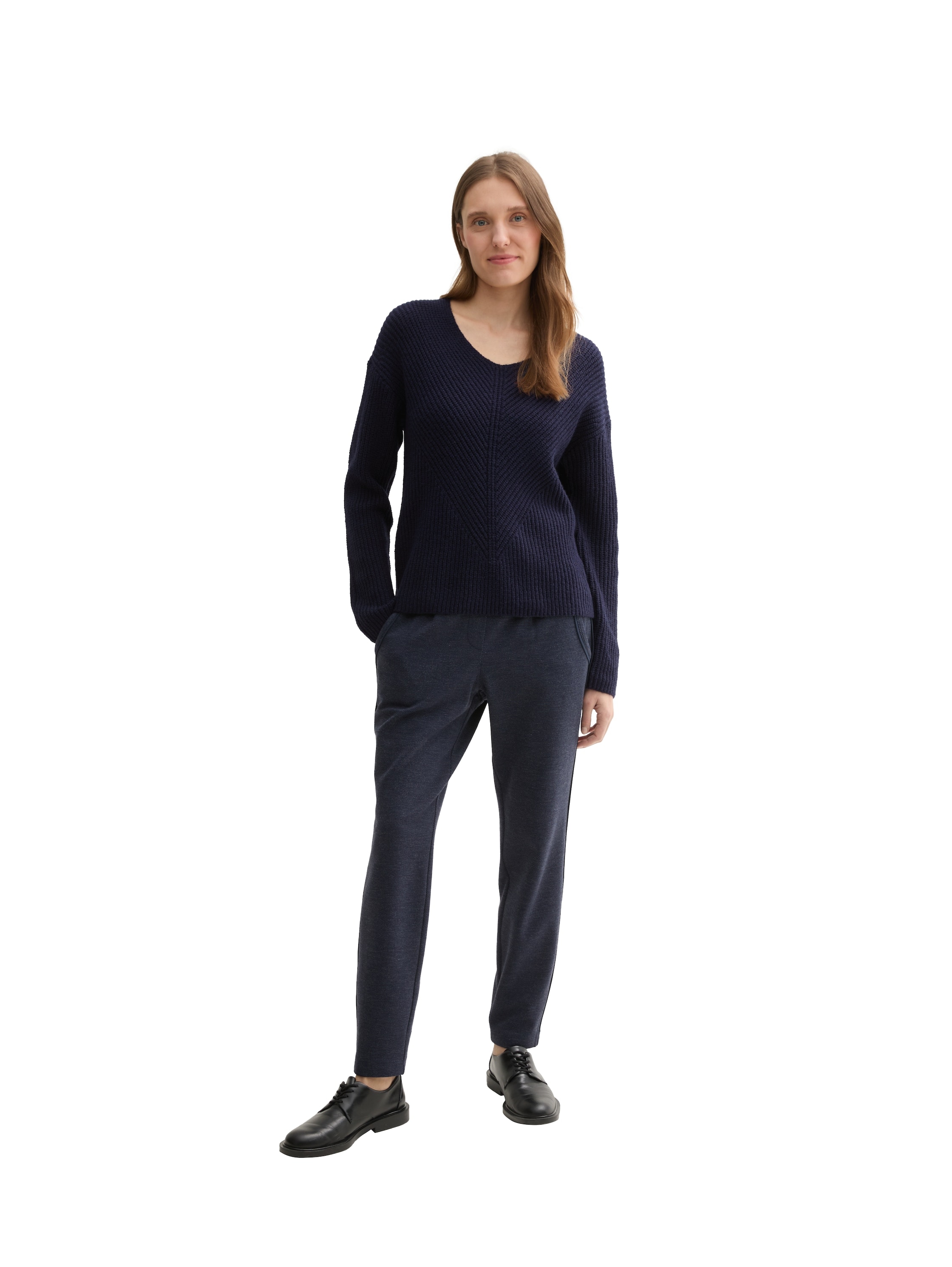 TOM TAILOR Strickpullover, mit V-Ausschnitt