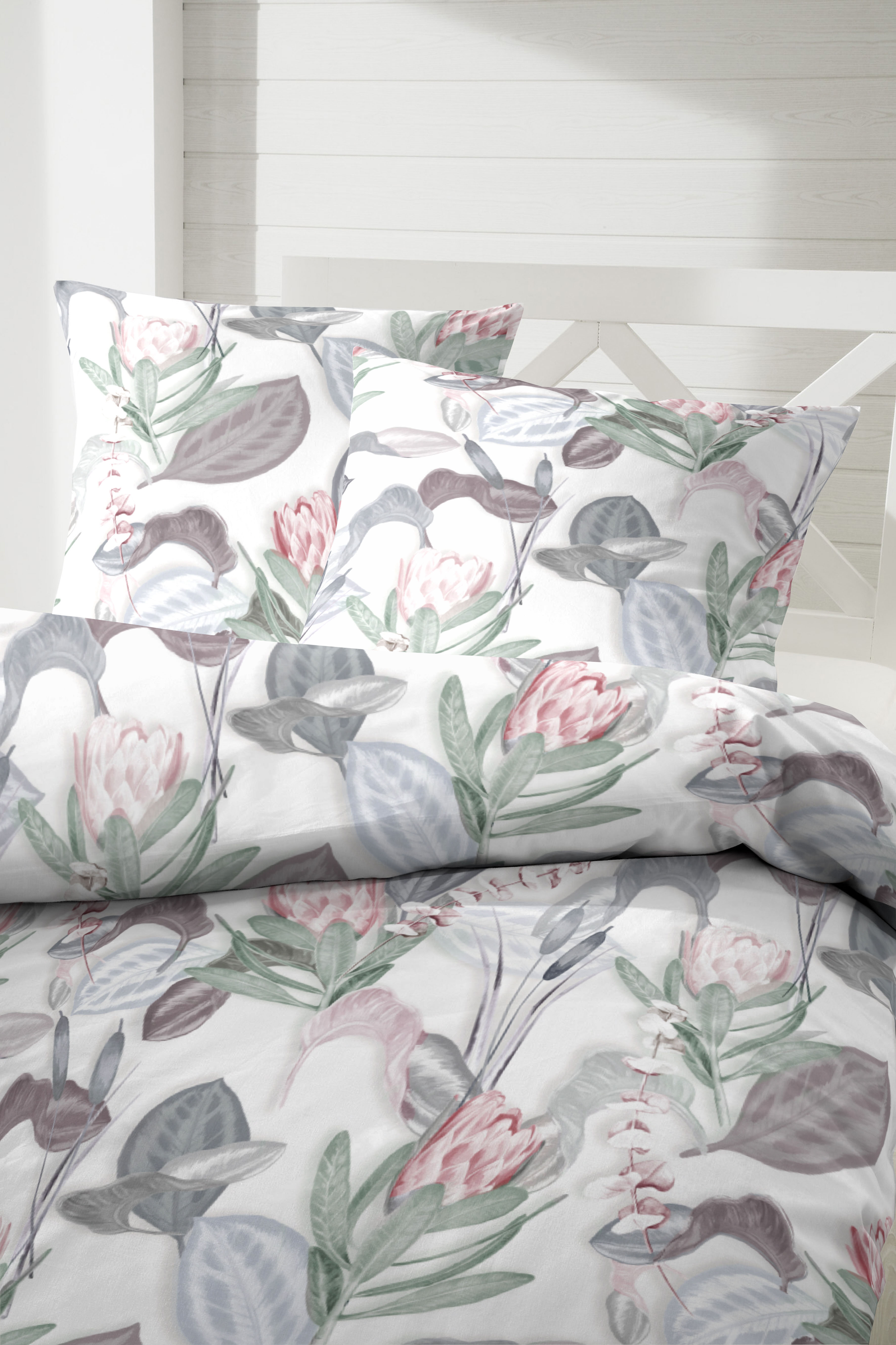 Thumbnail - Primera Bettwäsche "Satin Bettwäsche "Protea"" 2 Stk. tlg.