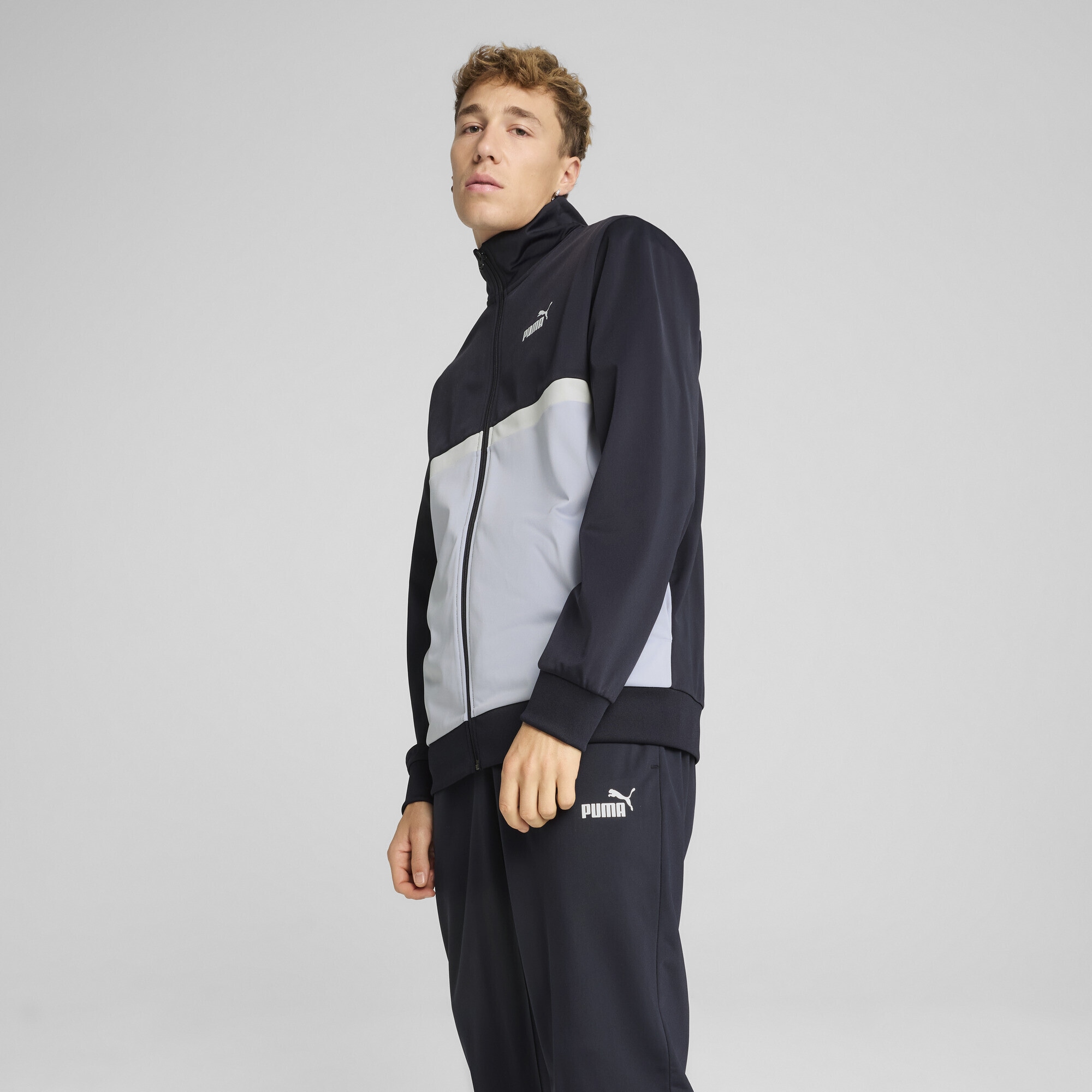 PUMA Jogginganzug »Poly Colourblock Trainingsanzug Herren«