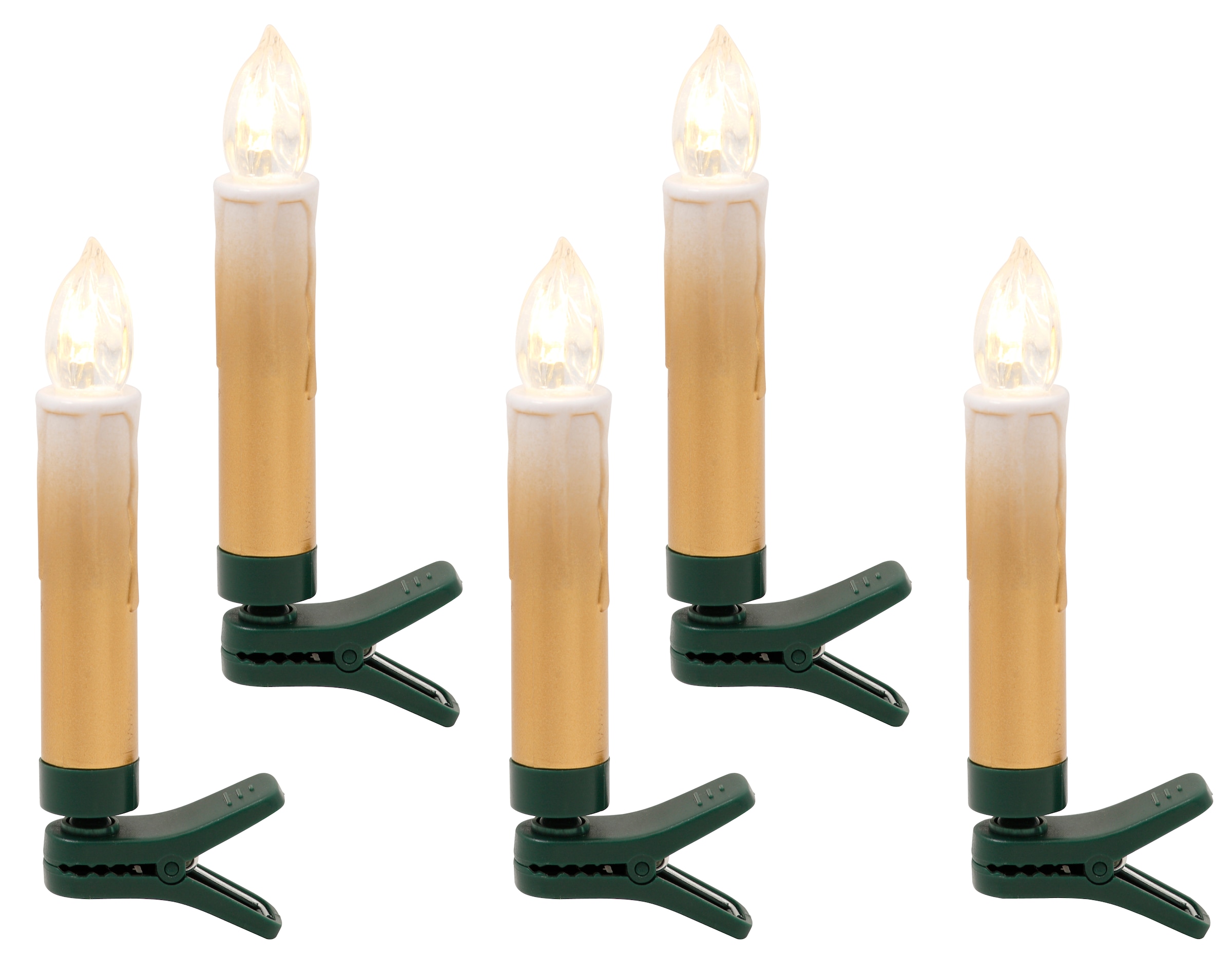 bestellen | »Ahmady, Christbaumschmuck 10,2 ca. cm«, 25 Weihnachtsdeko, Höhe Kerzen 25 Farbverlauf, kabellos St.-flammig, mit Leonique BAUR LED-Christbaumkerzen