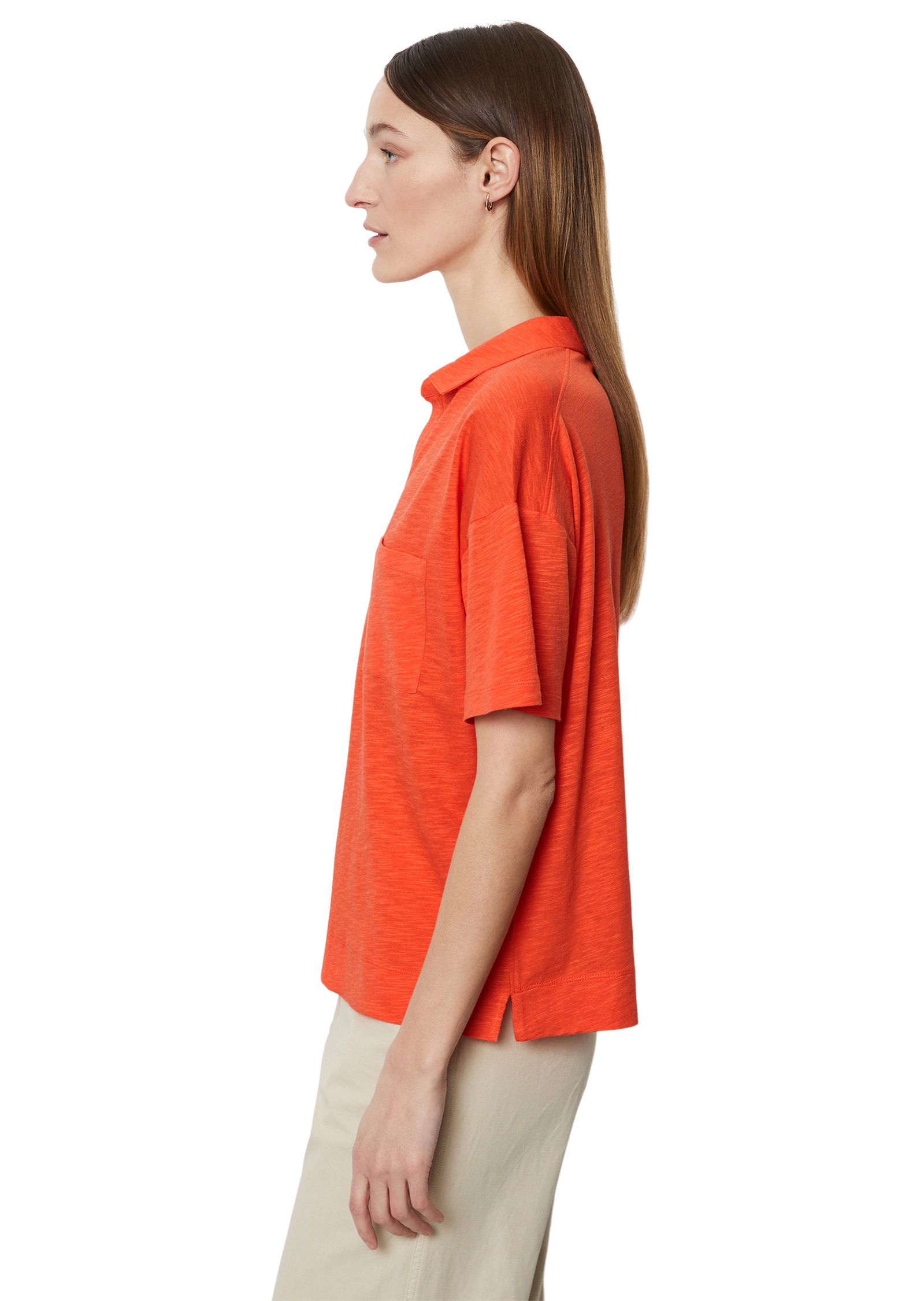 Marc O'Polo T-Shirt »aus Organic Cotton-Viskose-Mix«