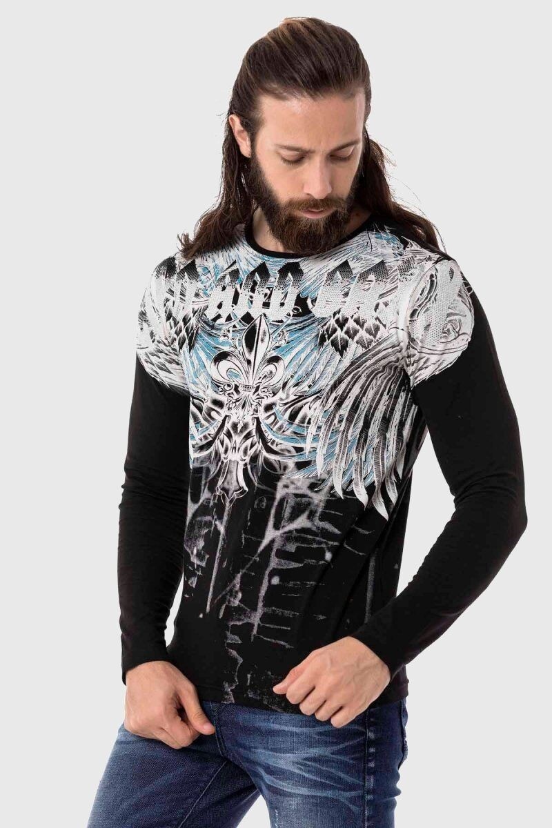 Cipo & Baxx T-Shirt »Sweatshirts«, mit coolem Print