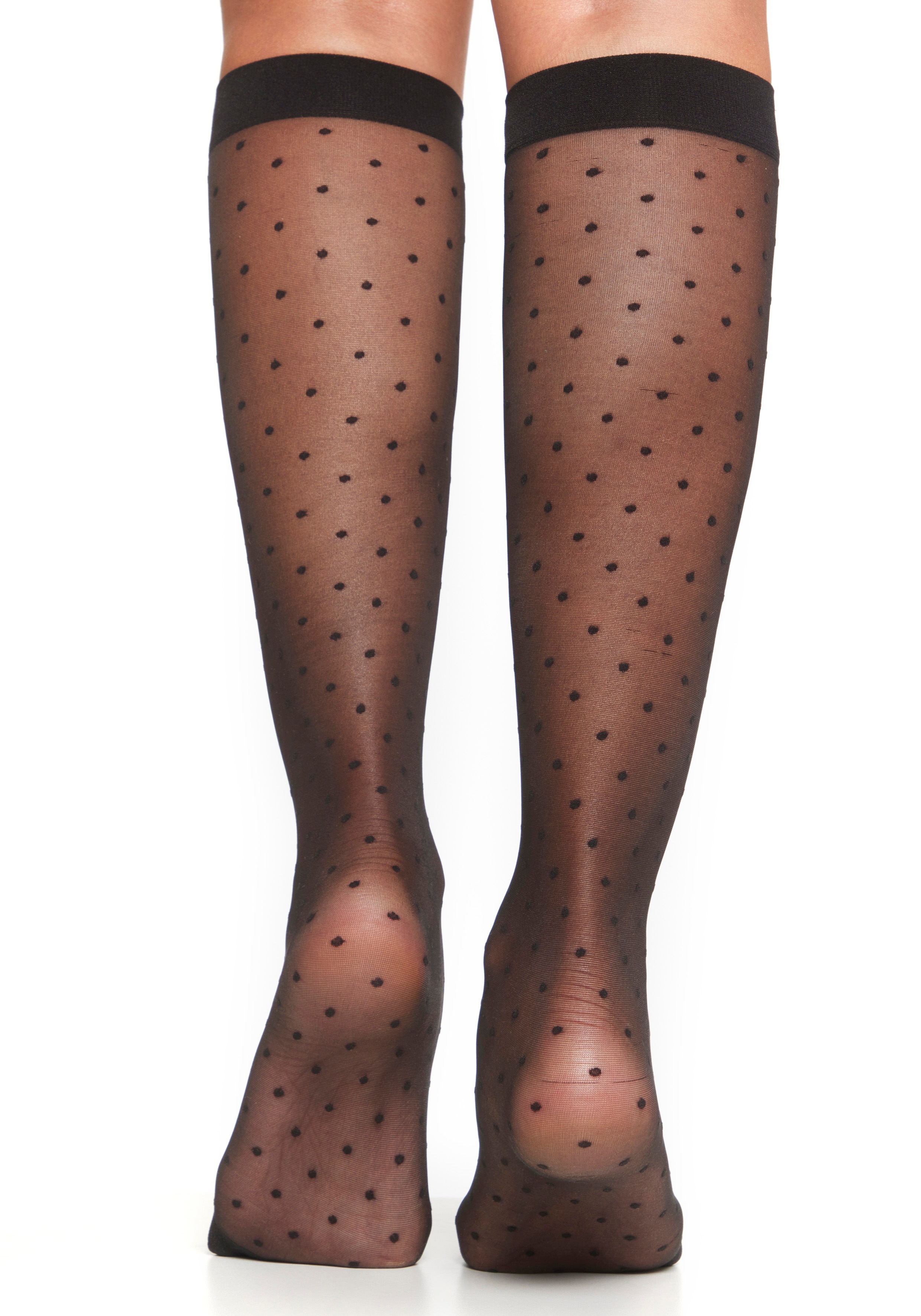 Thumbnail - LASCANA Feinkniestrümpfe Packung, 3 Stk. tlg. mit kleinem Punkt Design