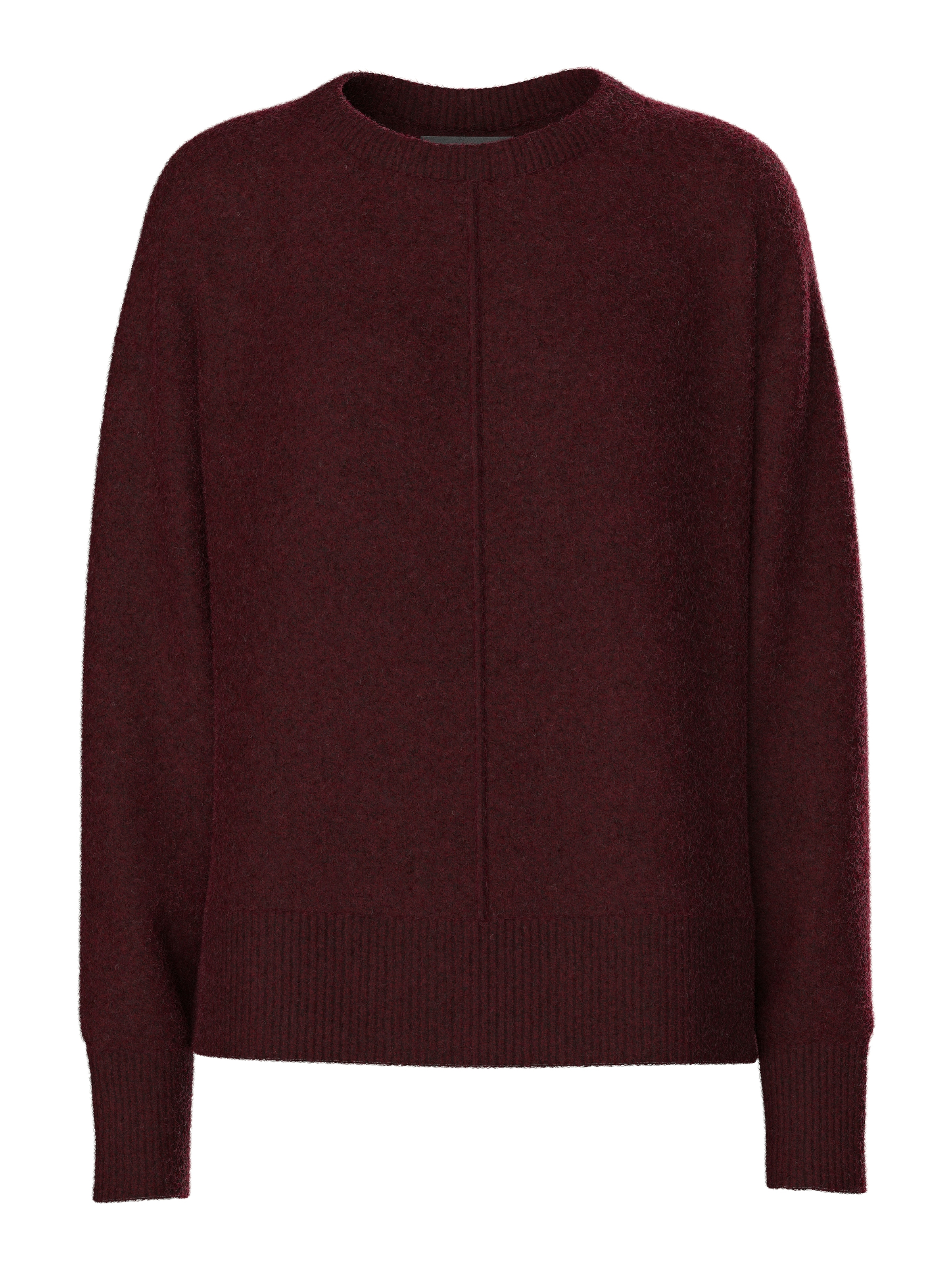 pieces Strickpullover "PCMALOU LS O-NECK CUTLINE KNIT NOOS BC" günstig online kaufen