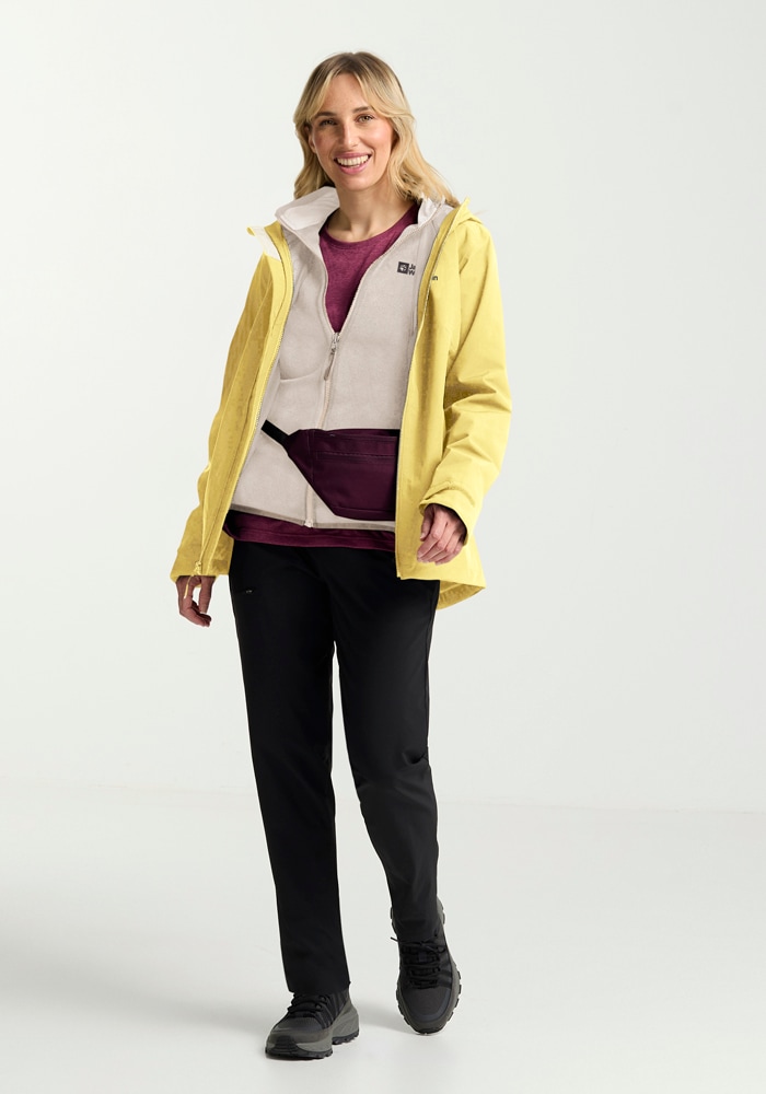 Jack Wolfskin 3-in-1-Funktionsjacke »MOONRISE 3IN1 JKT W«, mit Kapuze