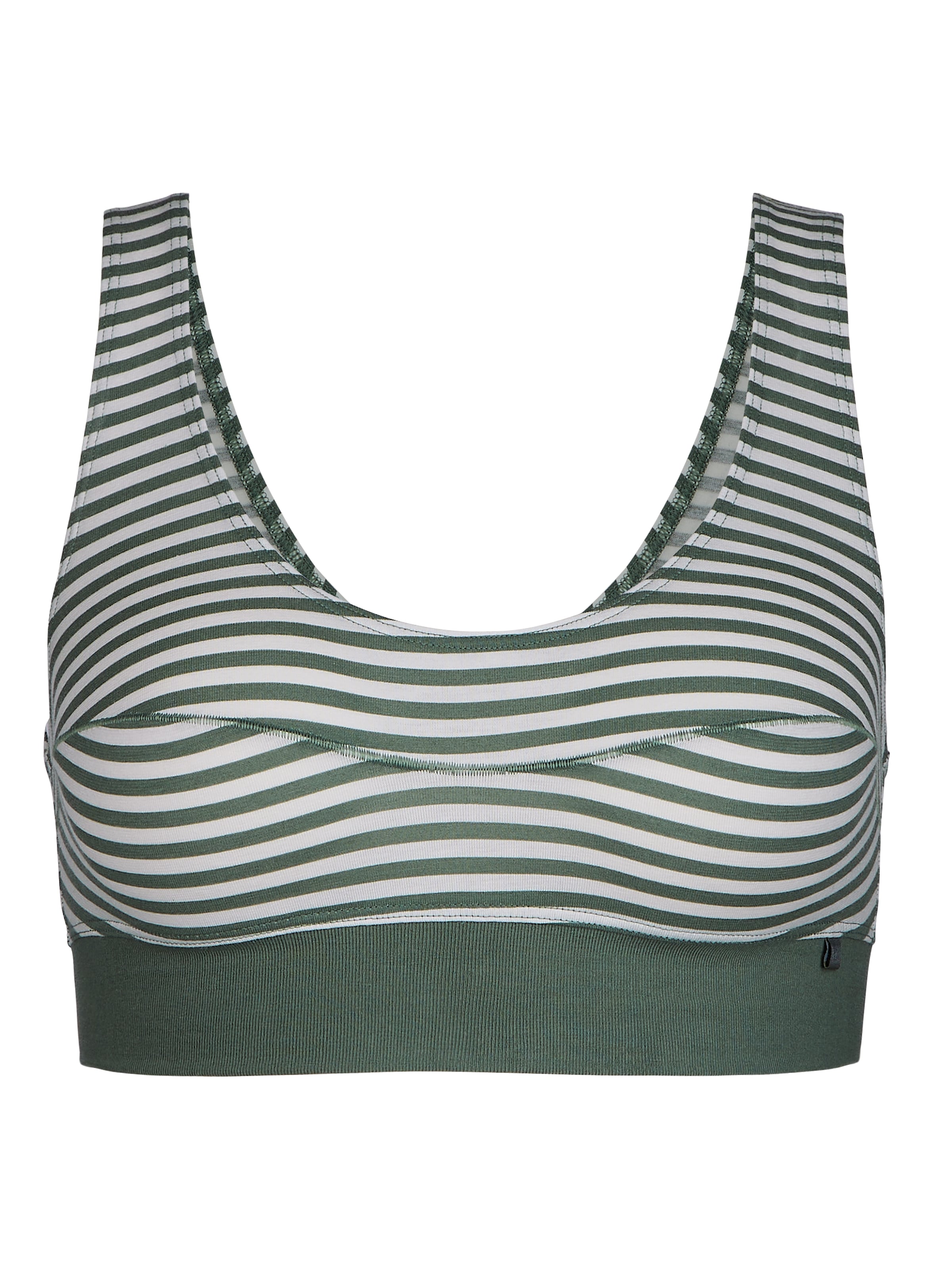 CALIDA Bustier »Elastic«, breites Unterbrustband, ohne Bügel, Baumwollmischung