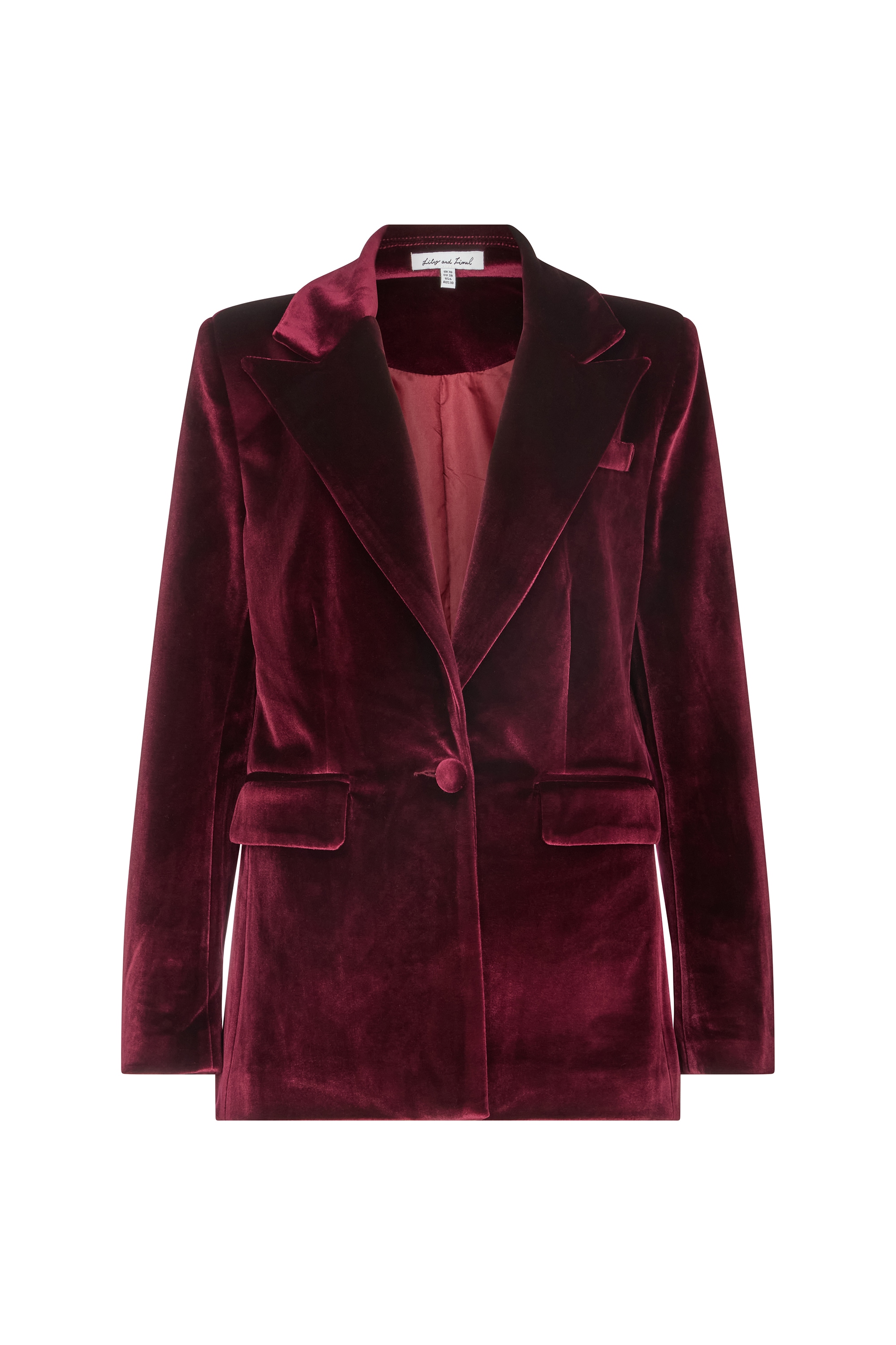 Lily and Lionel Jackenblazer "Valerie Tailored Velvet Blazer Damen" günstig online kaufen